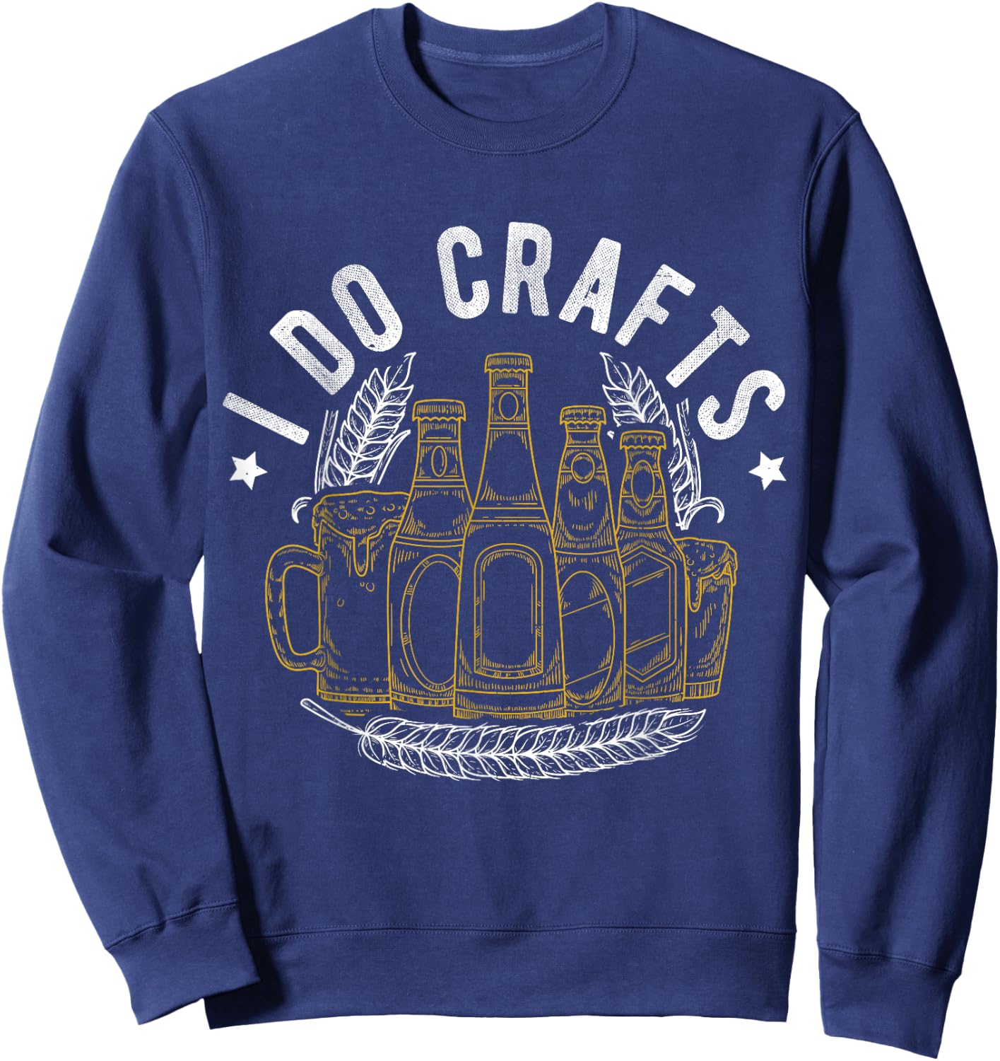I DO CRAFTS Craft Beer Home Brew Sweatshirt - Sweatshirt | Navy