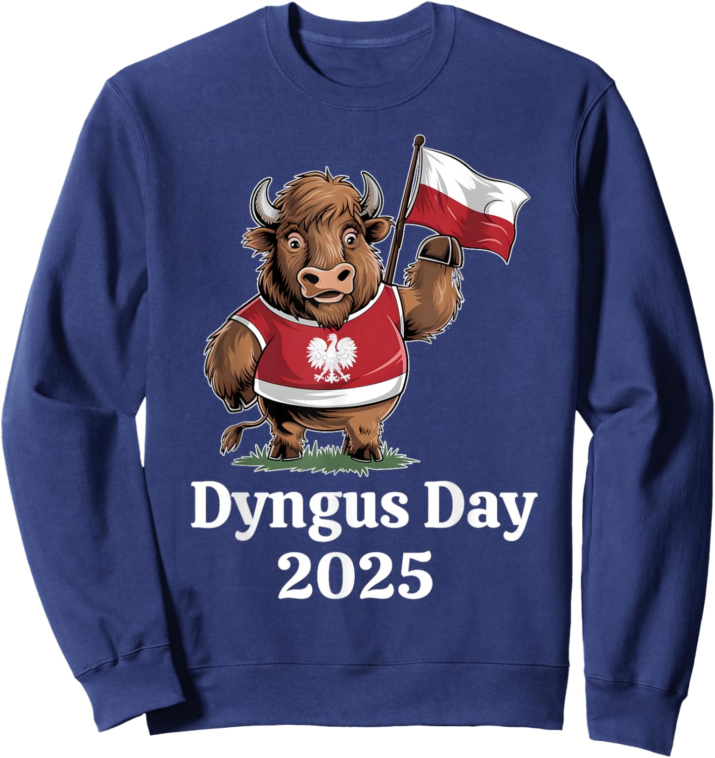 Dyngus Day 2025 in Buffalo New York Polish American Sweatshirt - Sweatshirt | Navy