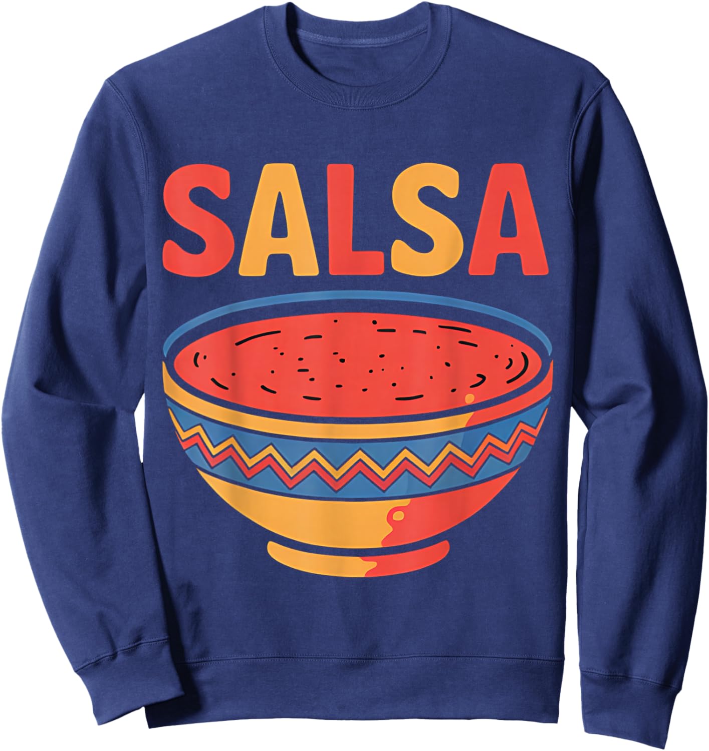 Chips and Salsa Matching Couple Cute Cinco De Mayo Sweatshirt - Sweatshirt | Navy