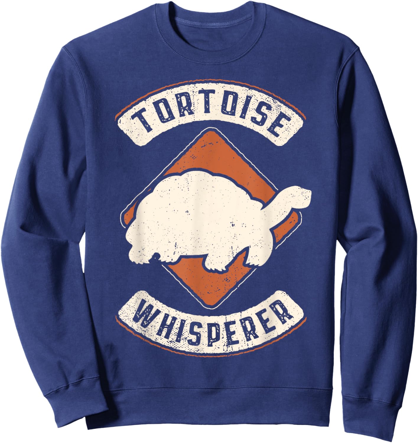 Tortoise Whisperer Vintage Classic Retro Animal Love Sweatshirt - Sweatshirt | Navy