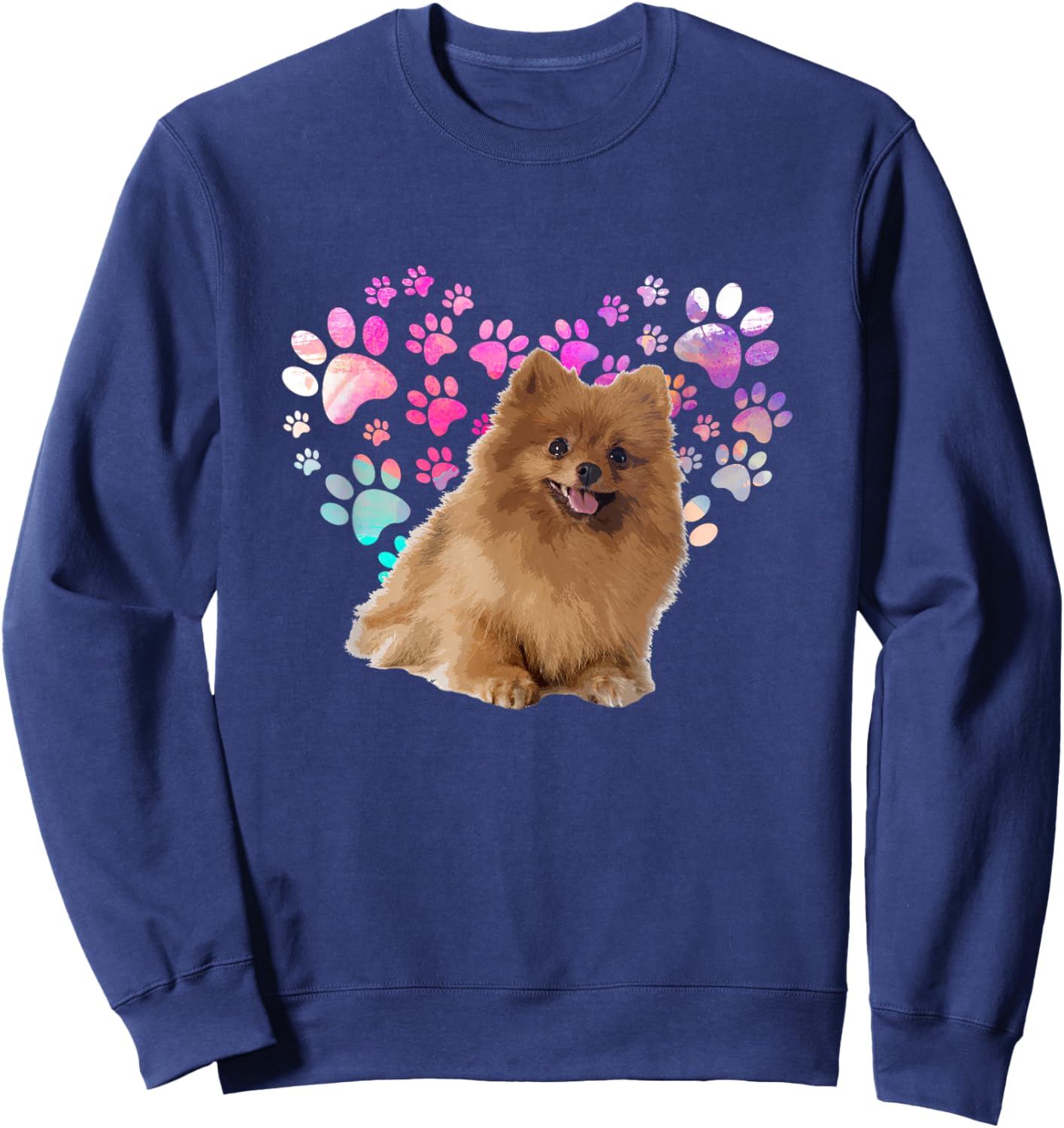 Love Pomeranian Sweatshirt - Sweatshirt | Navy