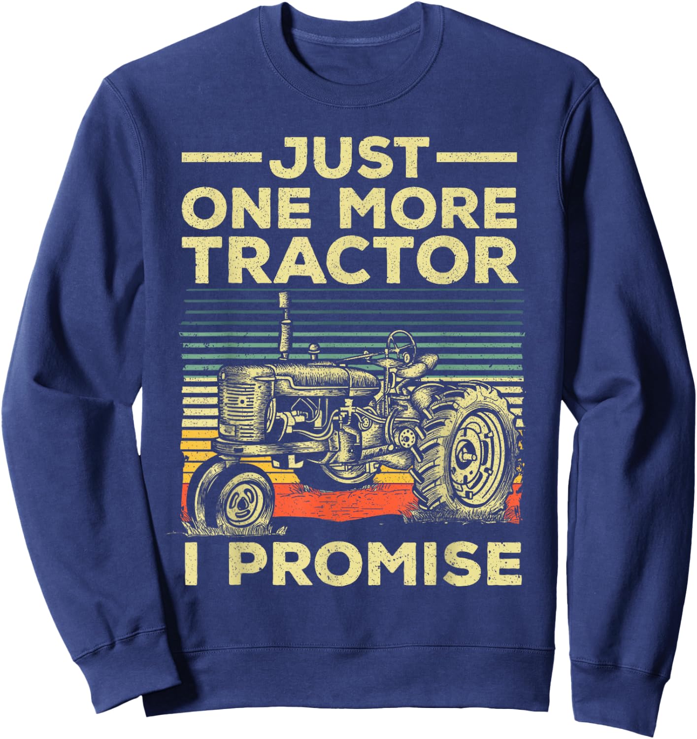 Cool Tractor Art Women Farming Truck Farmer Tractors Sweatshirt - Sweatshirt | Navy
