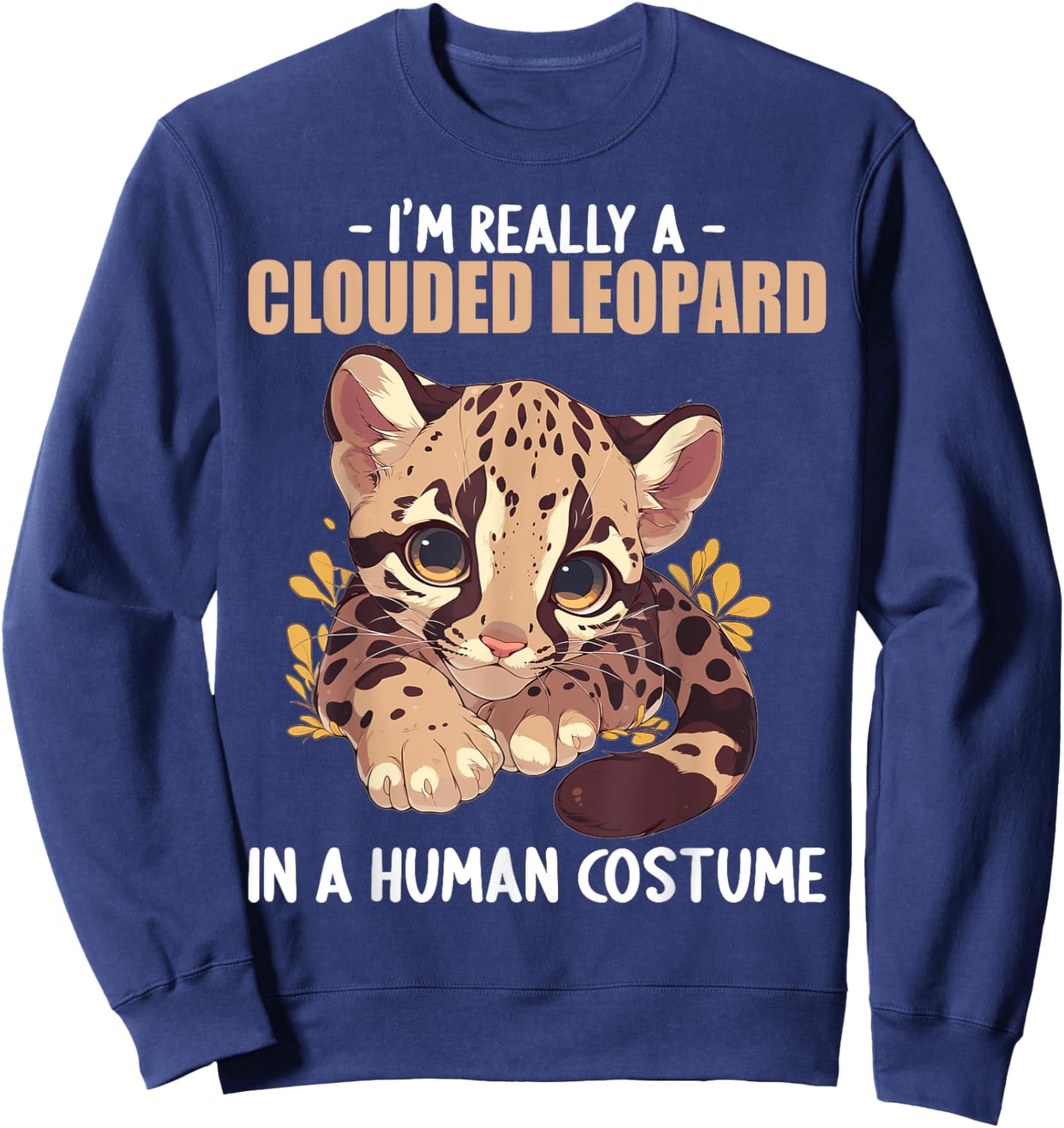 Clouded Leopards Clouded Leopard Sweatshirt - Sweatshirt | Navy