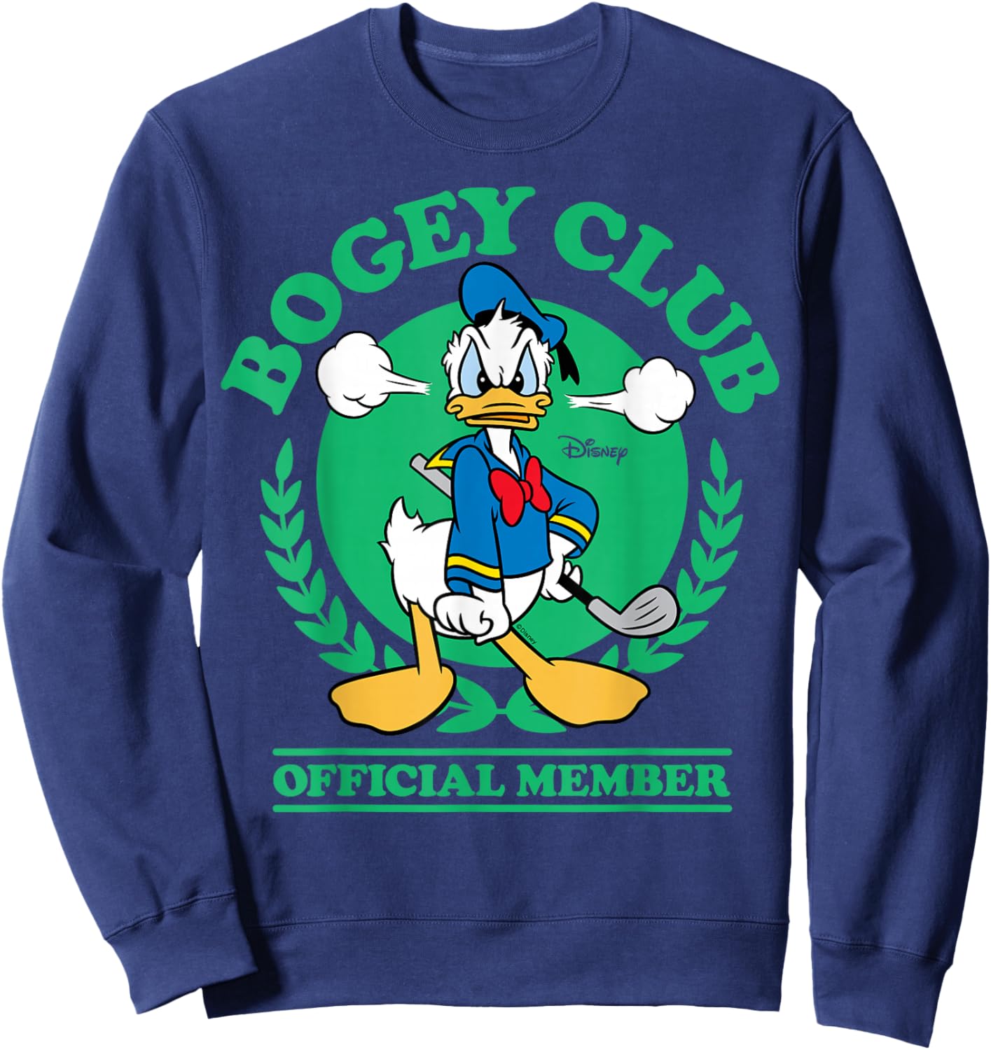 Donald Duck - Golf Bogey Club Official Member Sweatshirt - Sweatshirt | Navy