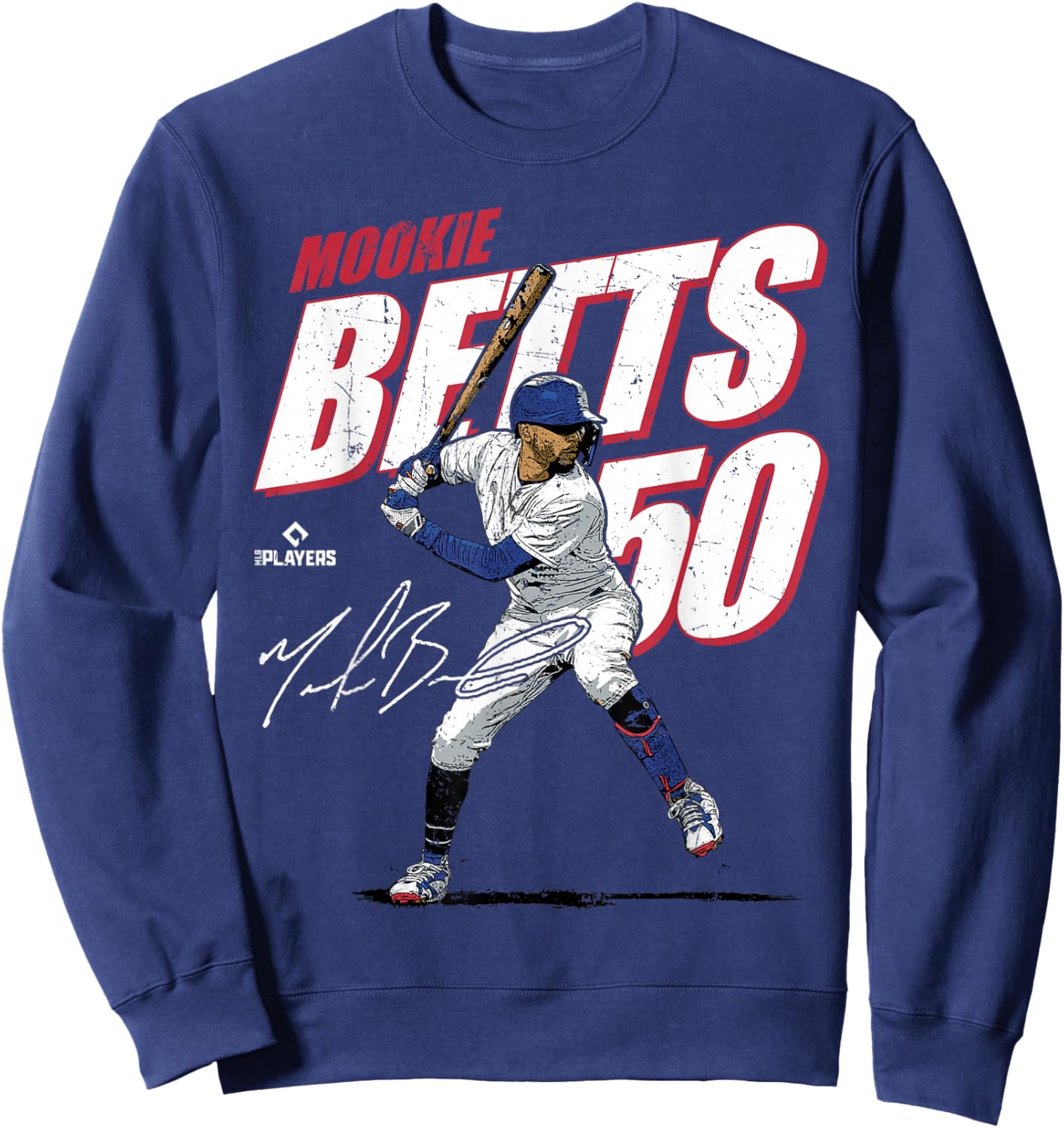 Mookie Betts | Los Angeles Baseball MLB Players | MLBMBE3001 Sweatshirt - Sweatshirt | Navy