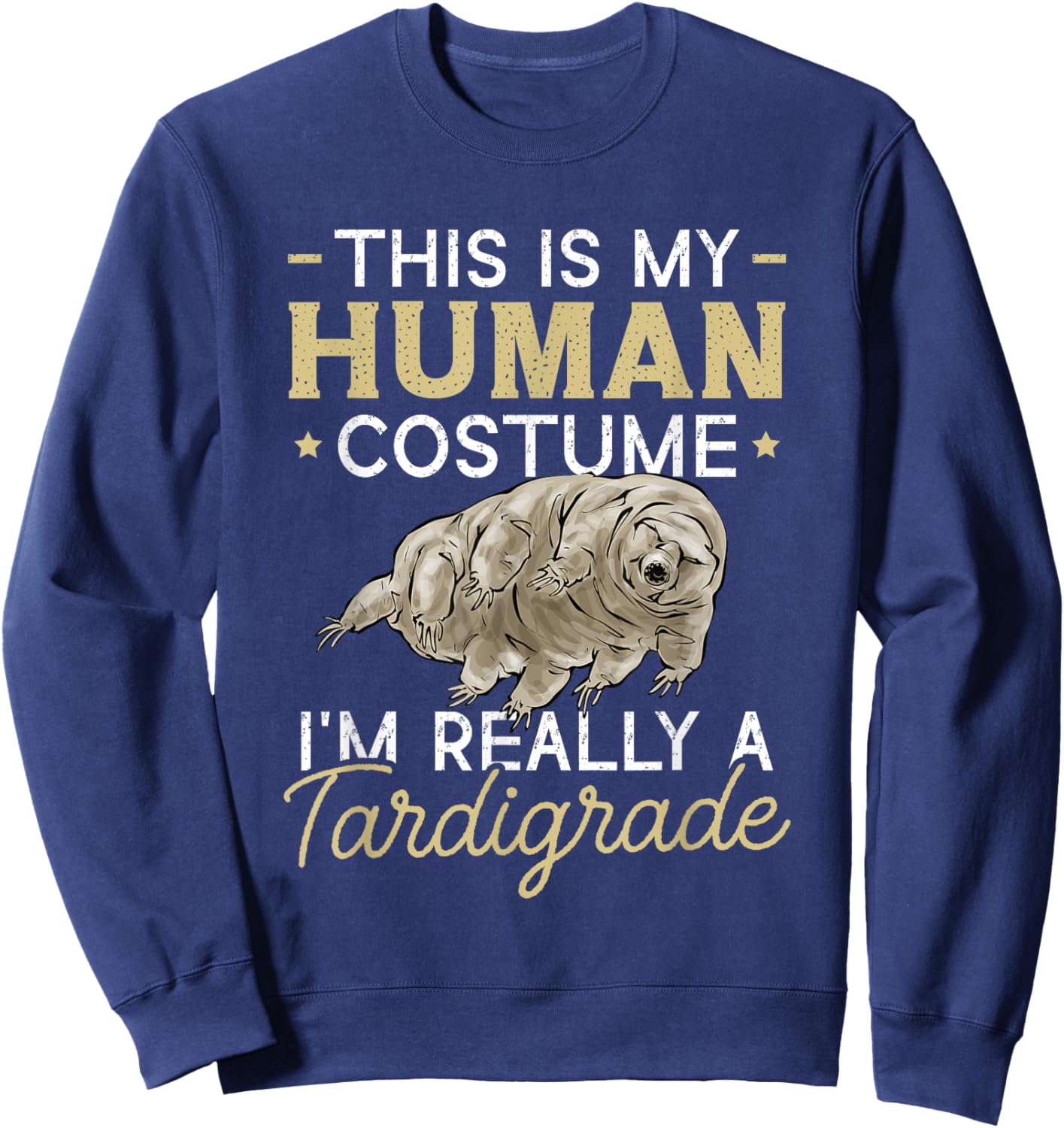Tardigrade Water Bear Tardigrade Human Costume Sweatshirt - Sweatshirt | Navy