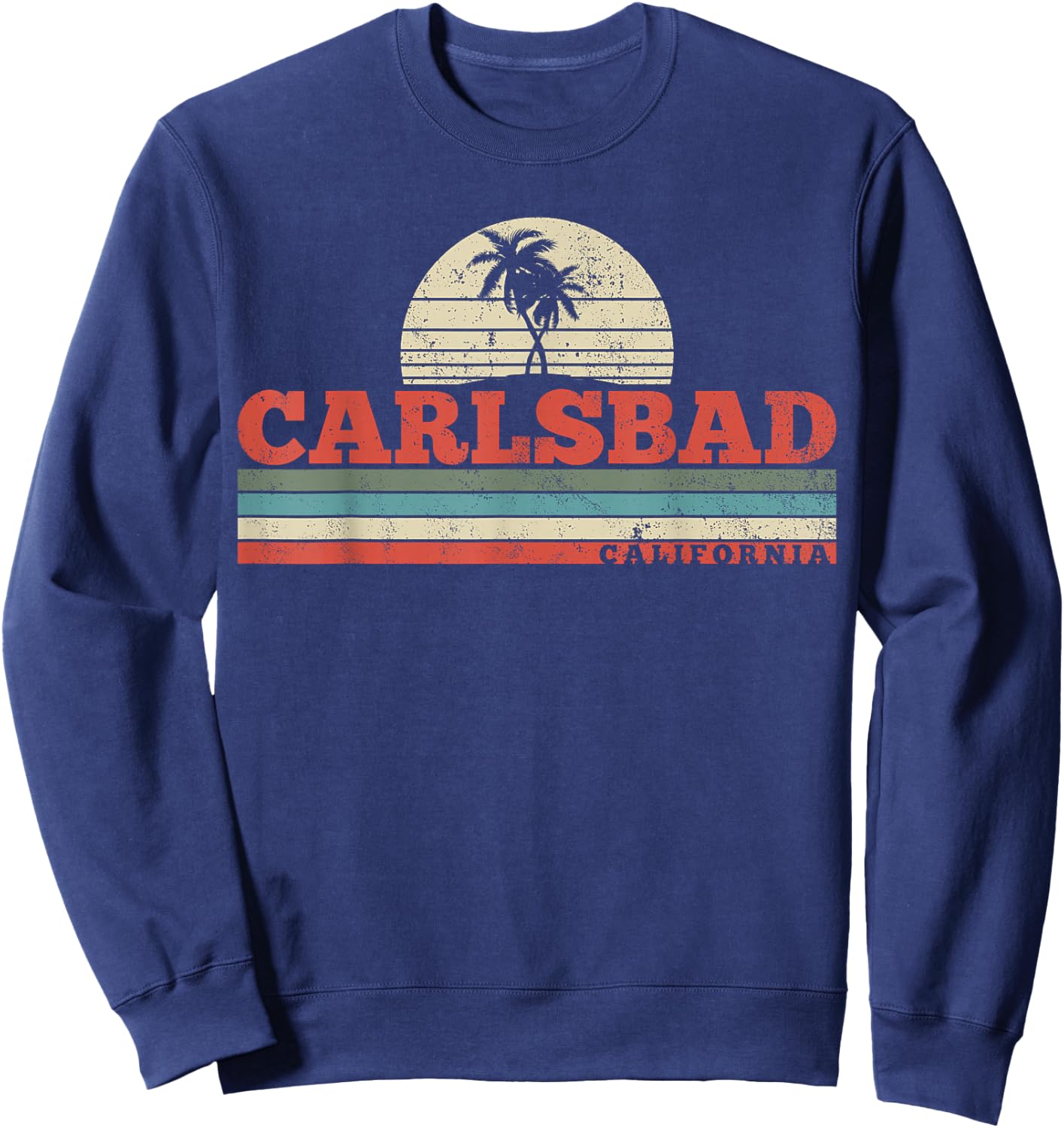 Carlsbad California Sweatshirt - Sweatshirt | Navy