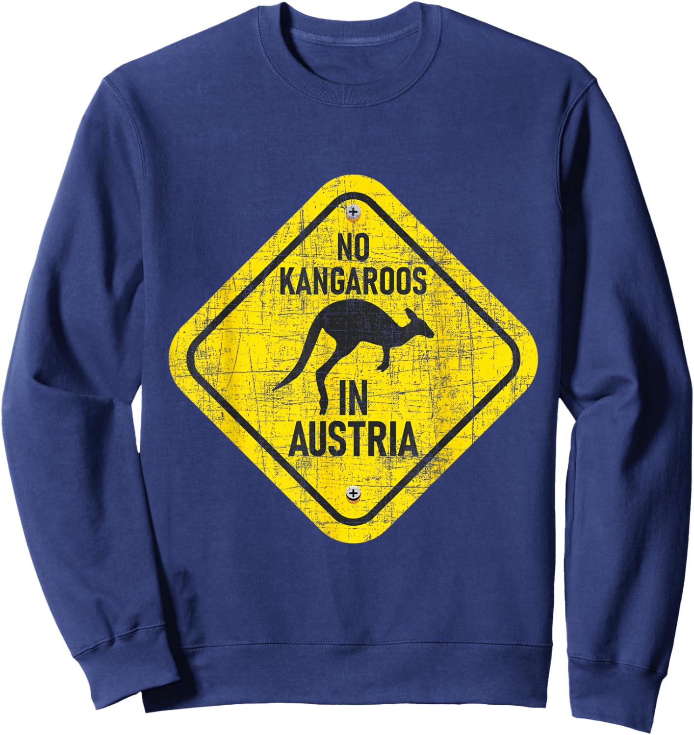 No Kangaroos in Austria - Zookeeper Wildlife Animal Lover Sweatshirt - Sweatshirt | Navy