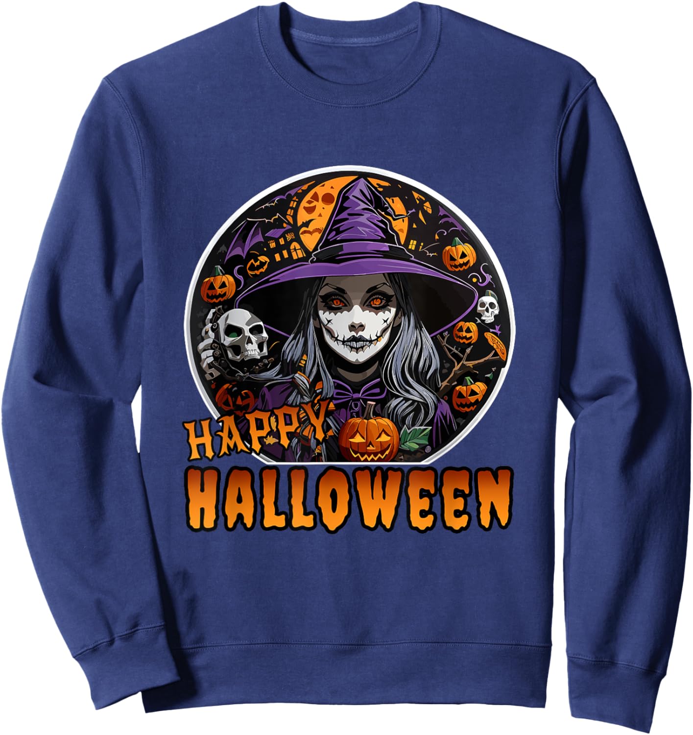 Happy Halloween Sweatshirt - Sweatshirt | Navy
