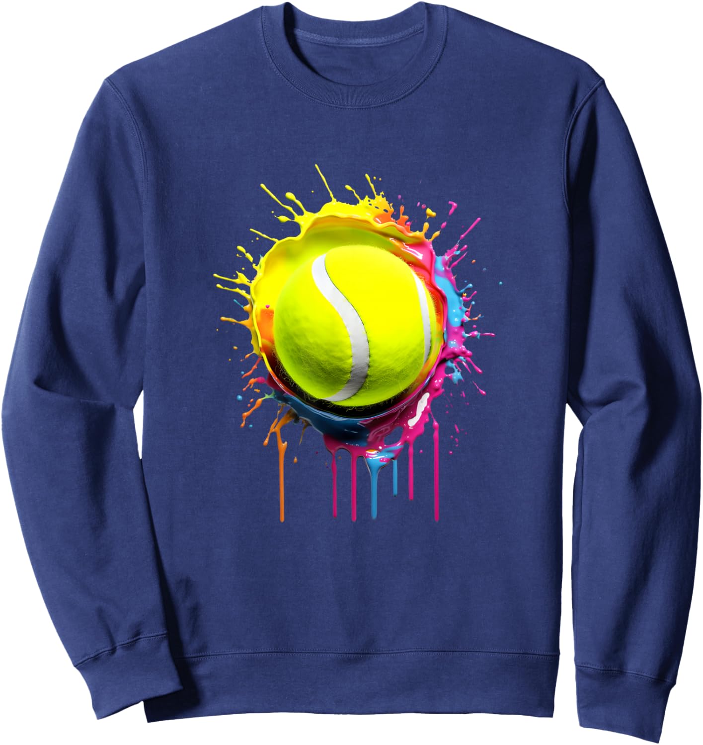 Best Tennis Team Player Tennis Playing Fan Love Sweatshirt - Sweatshirt | Navy