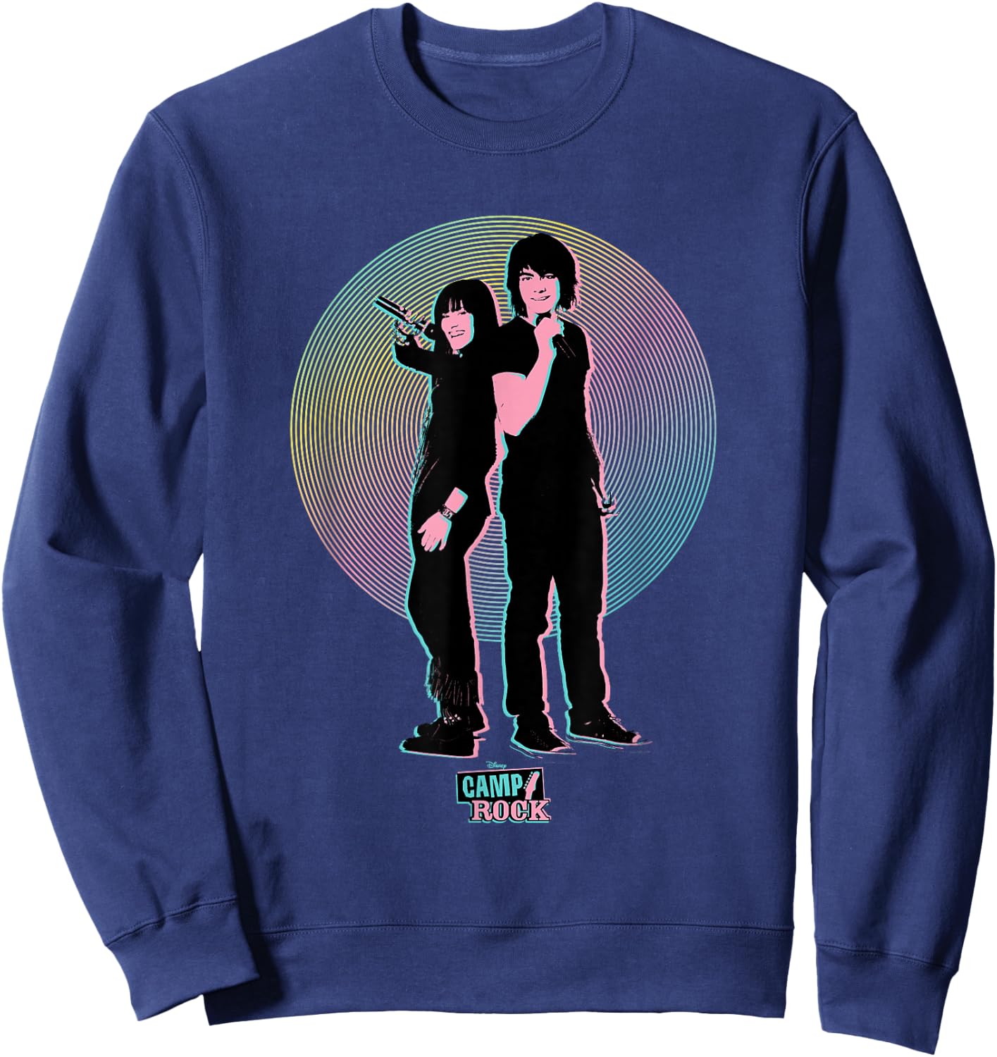 Disney Camp Rock Mitchie Torres and Shane Grey Sweatshirt - Sweatshirt | Navy