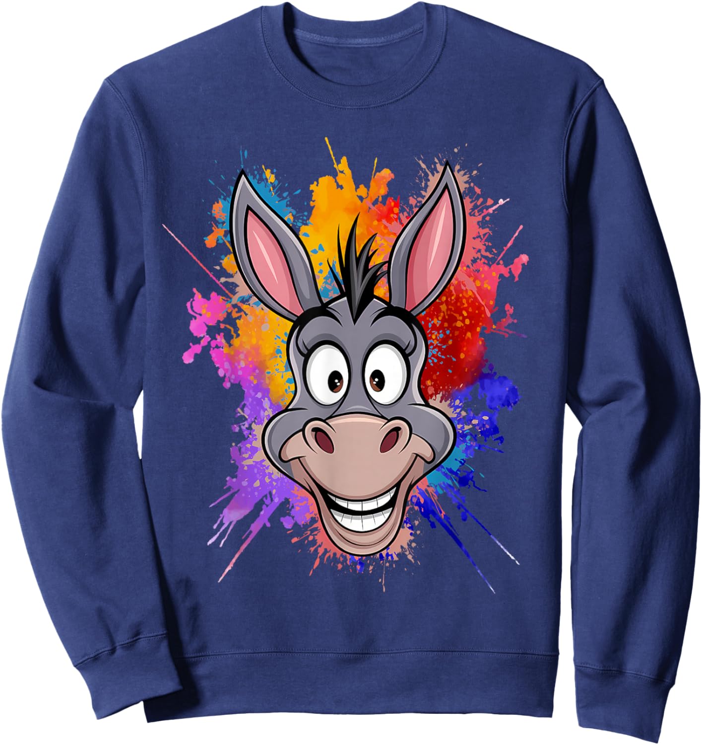 Donkey Men Women Donkey Lover Graphic Donkey Sweatshirt - Sweatshirt | Navy