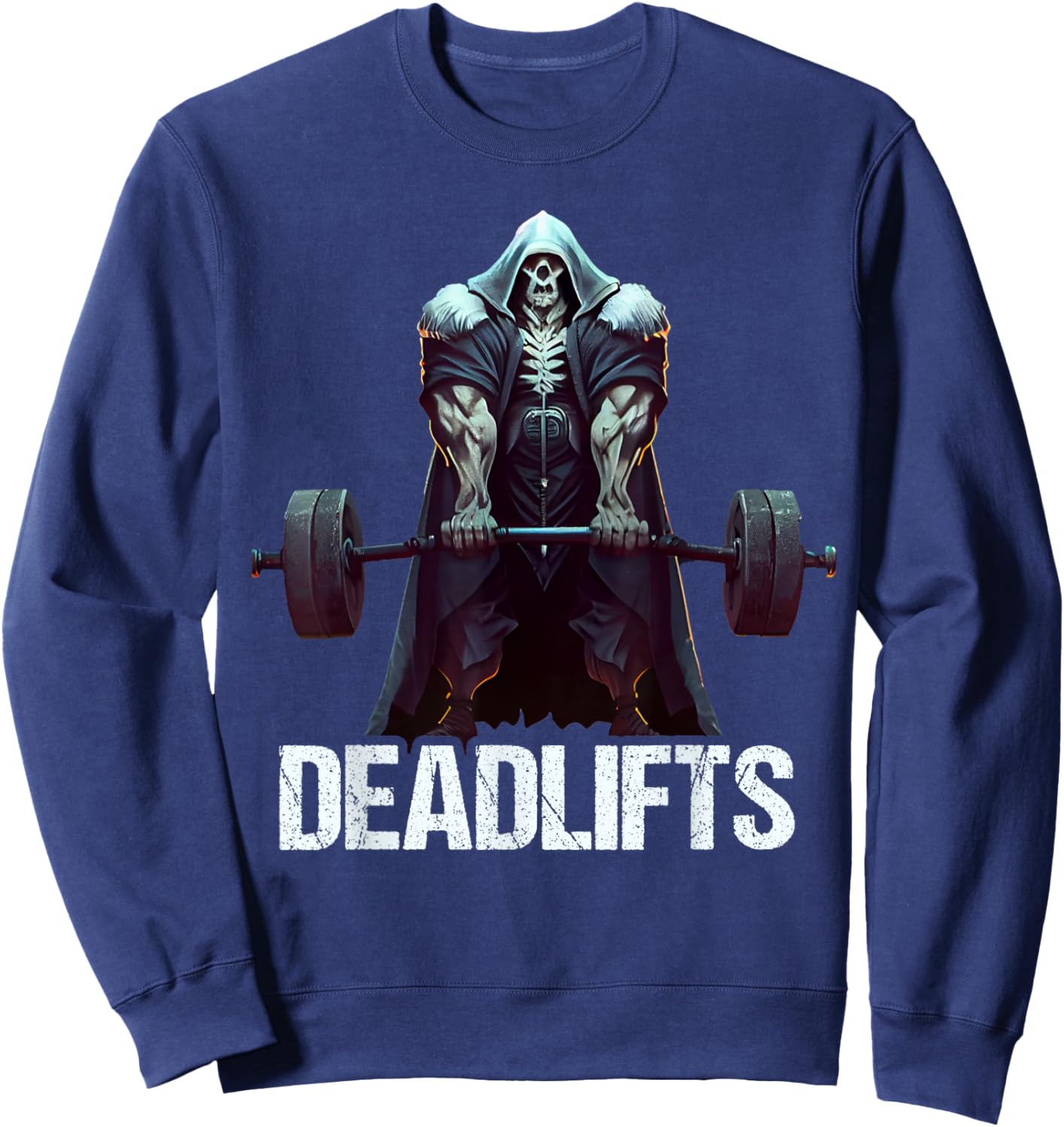 Deadlifts Gym Fitness Funny Workout Sweatshirt - Sweatshirt | Navy