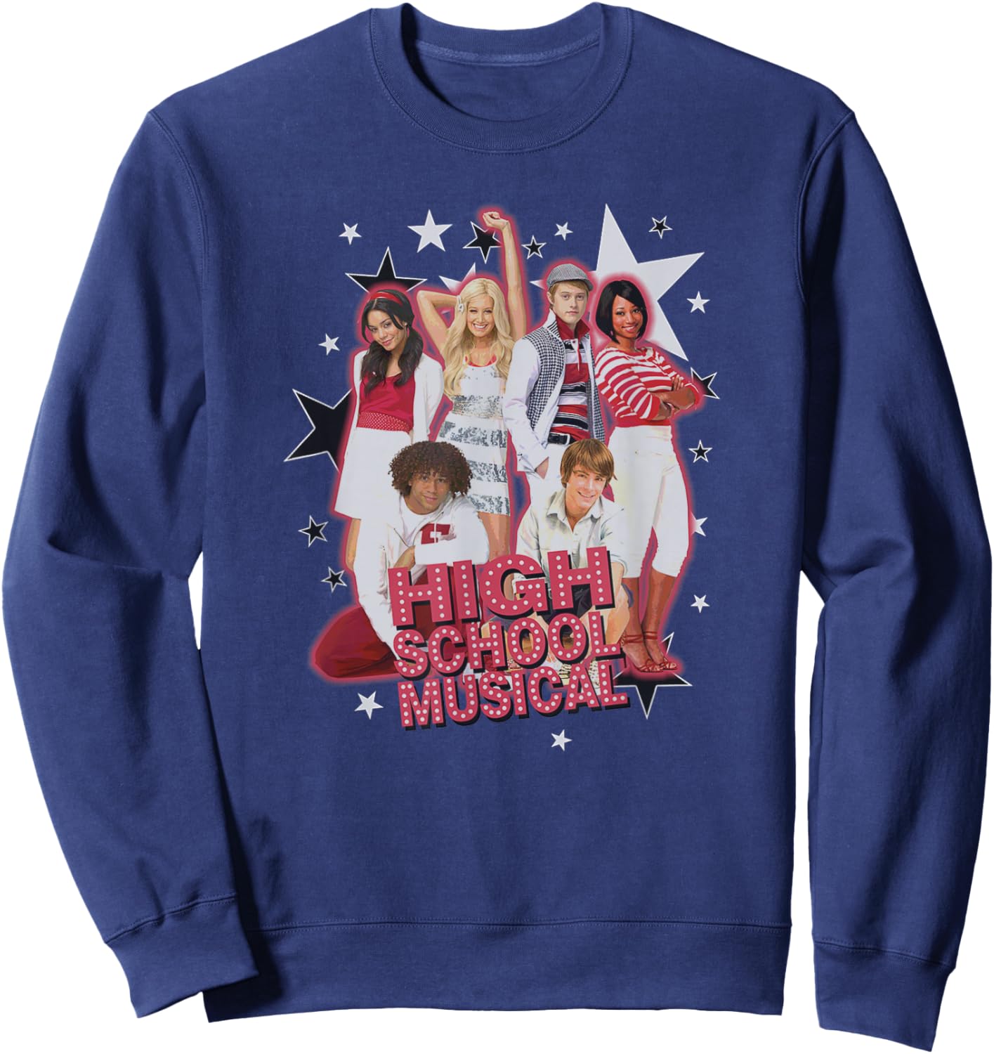 Disney High School Musical The Series Vintage Group Shot Sweatshirt - Sweatshirt | Navy