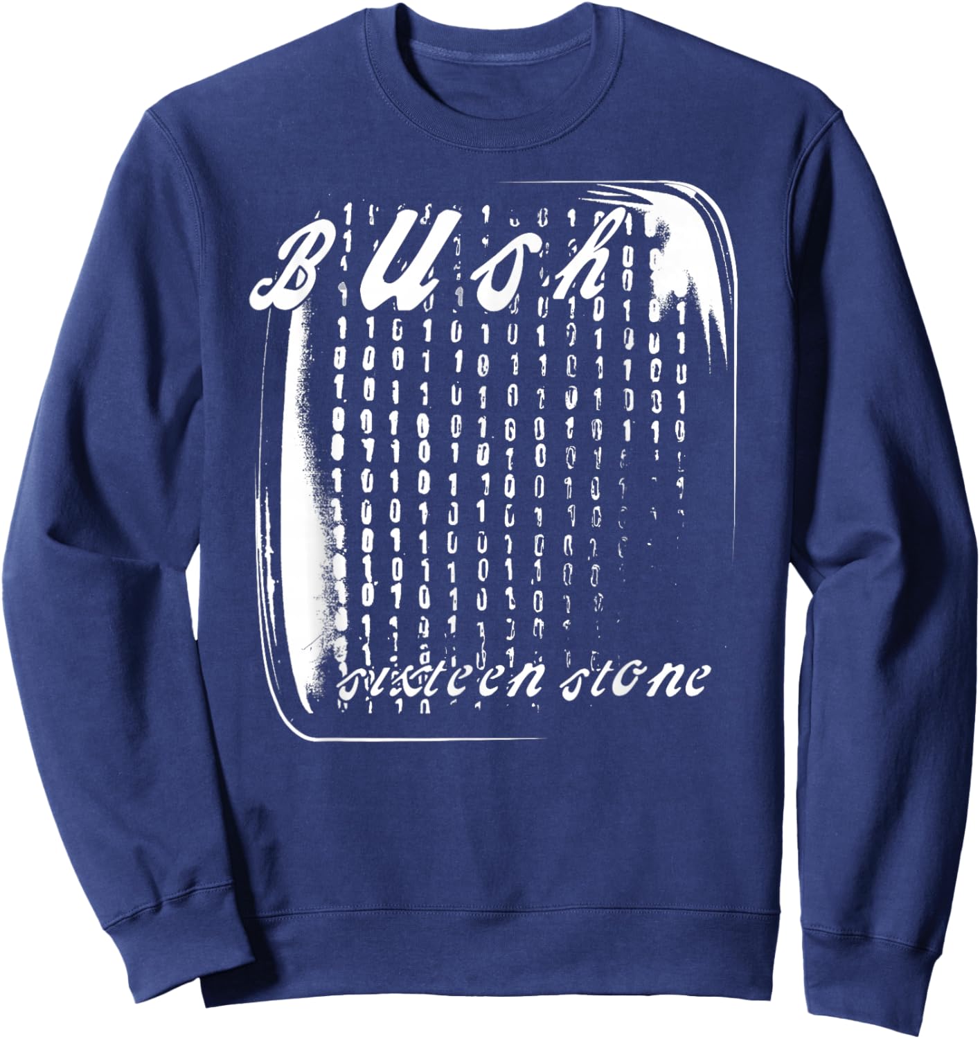 Bush – White Logo On Red Sweatshirt - Sweatshirt | Navy