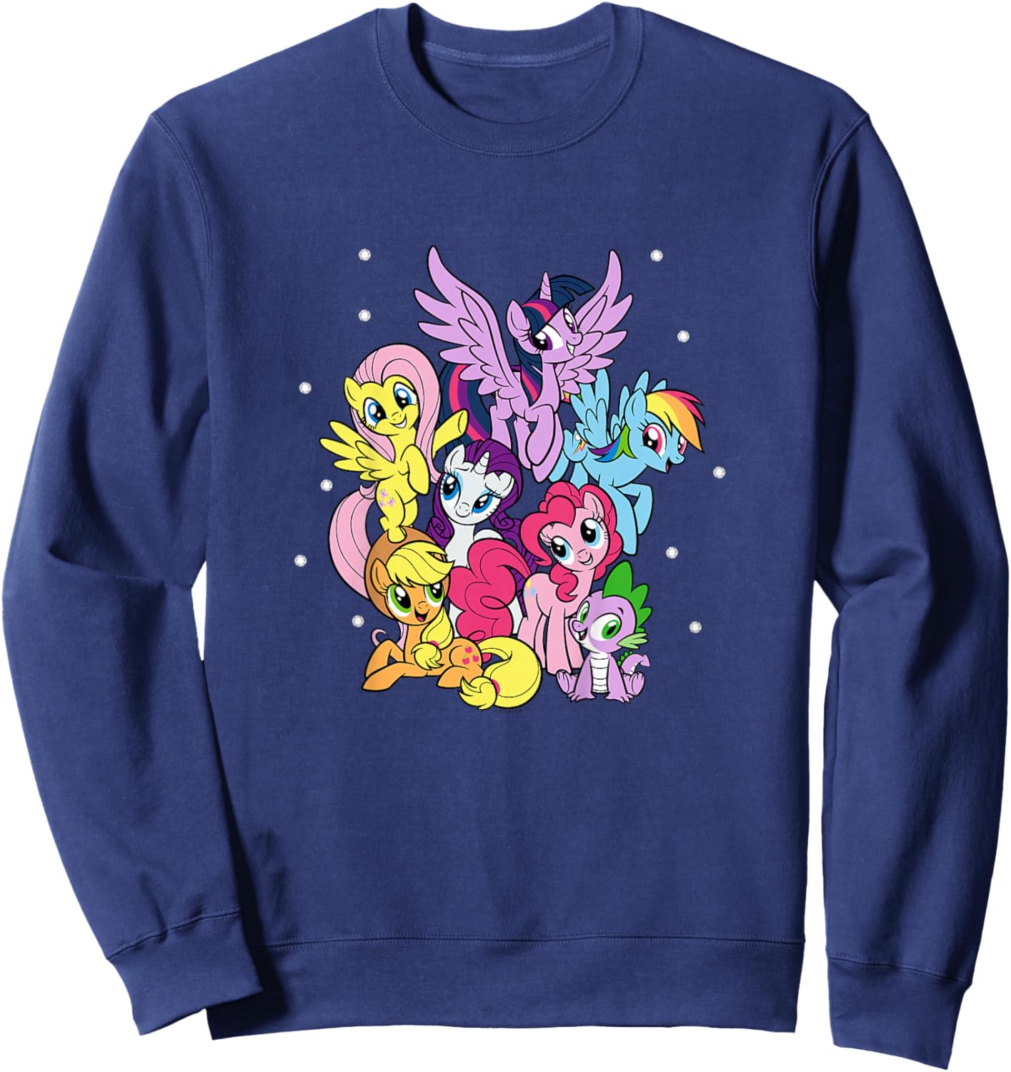 My Little Pony: Friendship Is Magic Main Cast Group Shot Sweatshirt - Sweatshirt | Navy
