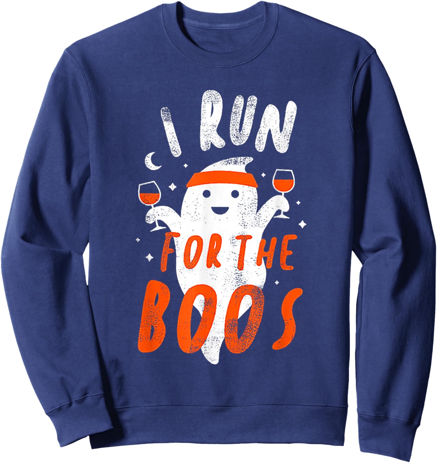 I Run For The Boos Sweatshirt - Sweatshirt | Navy
