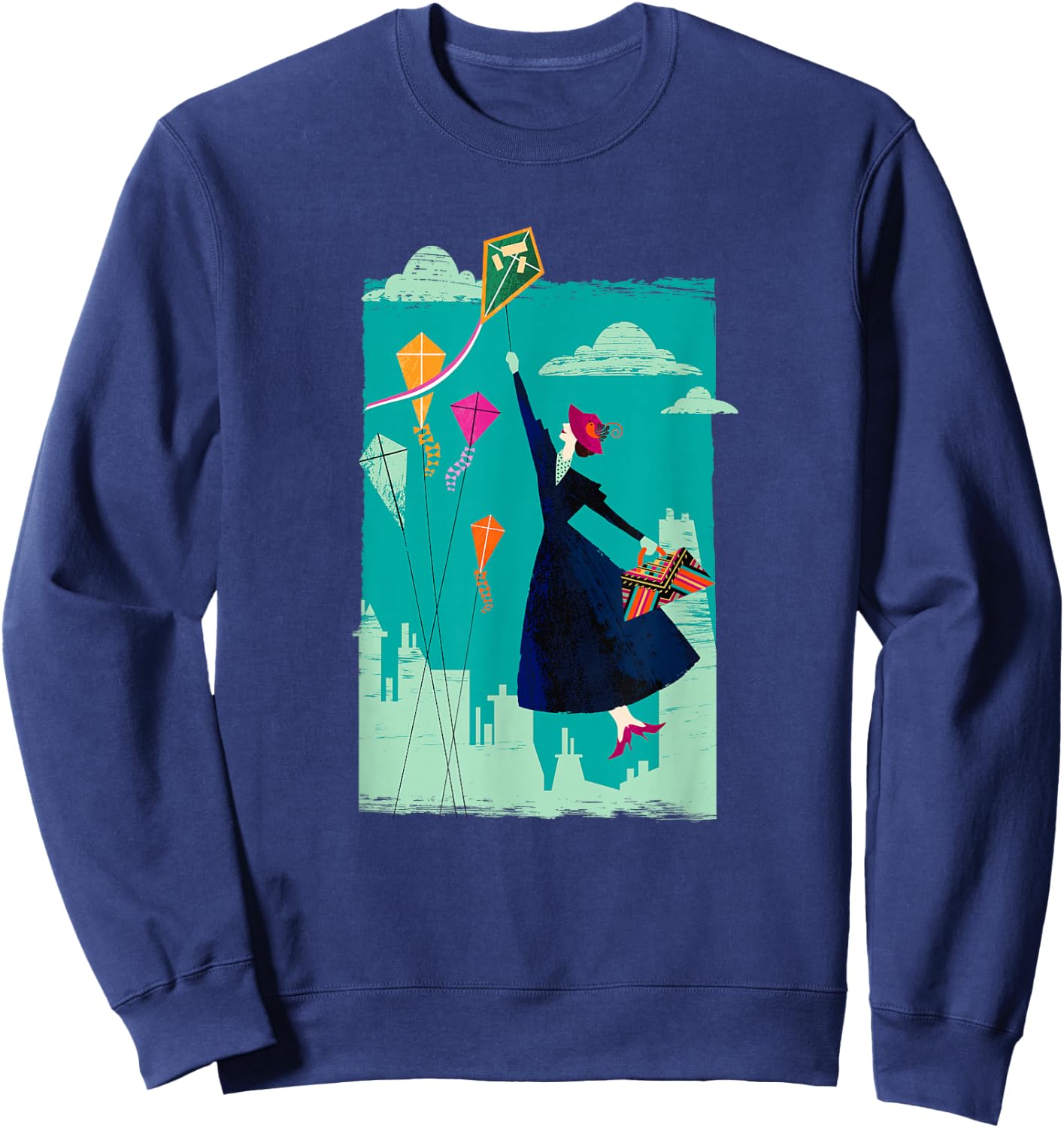 Disney Mary Poppins Returns Kites in The Sky Sweatshirt - Sweatshirt | Navy