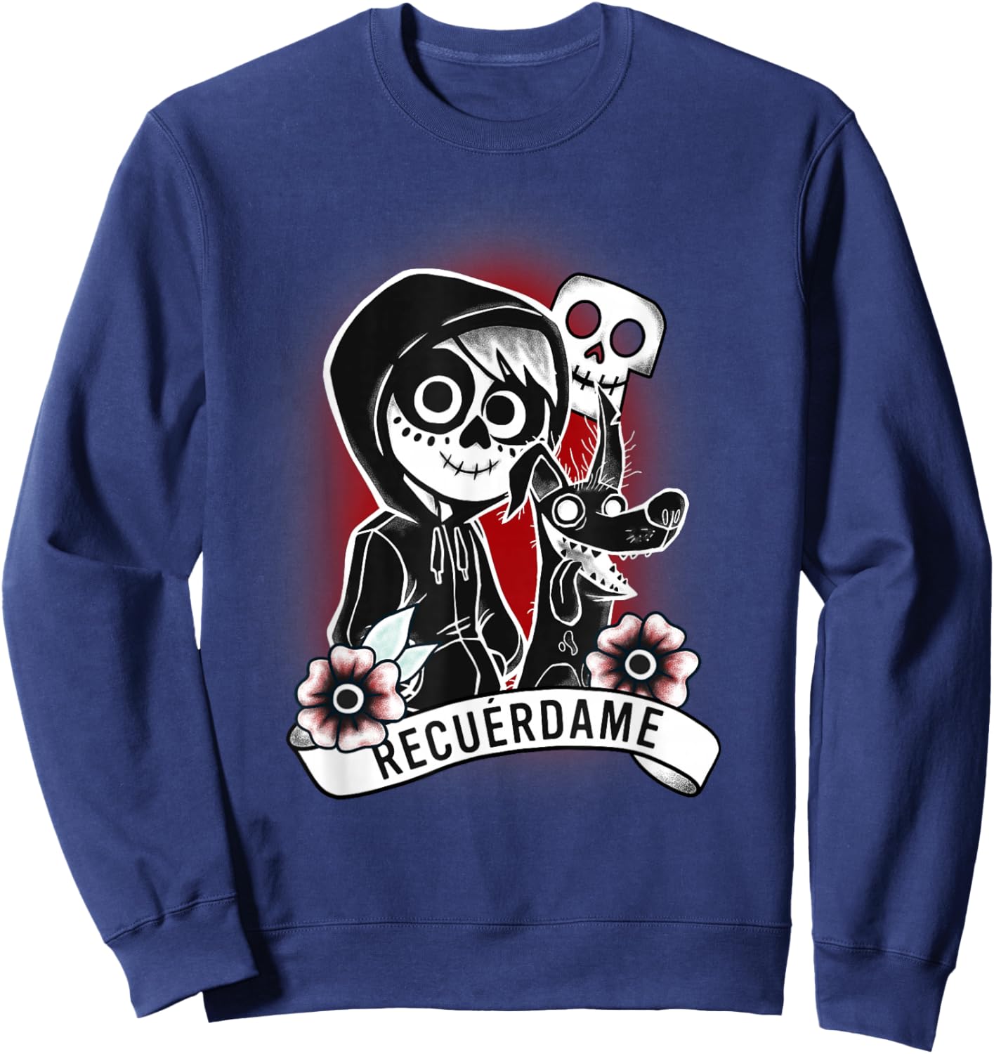 Disney Pixar Coco Miguel Recuerdame Portrait Sweatshirt - Sweatshirt | Navy
