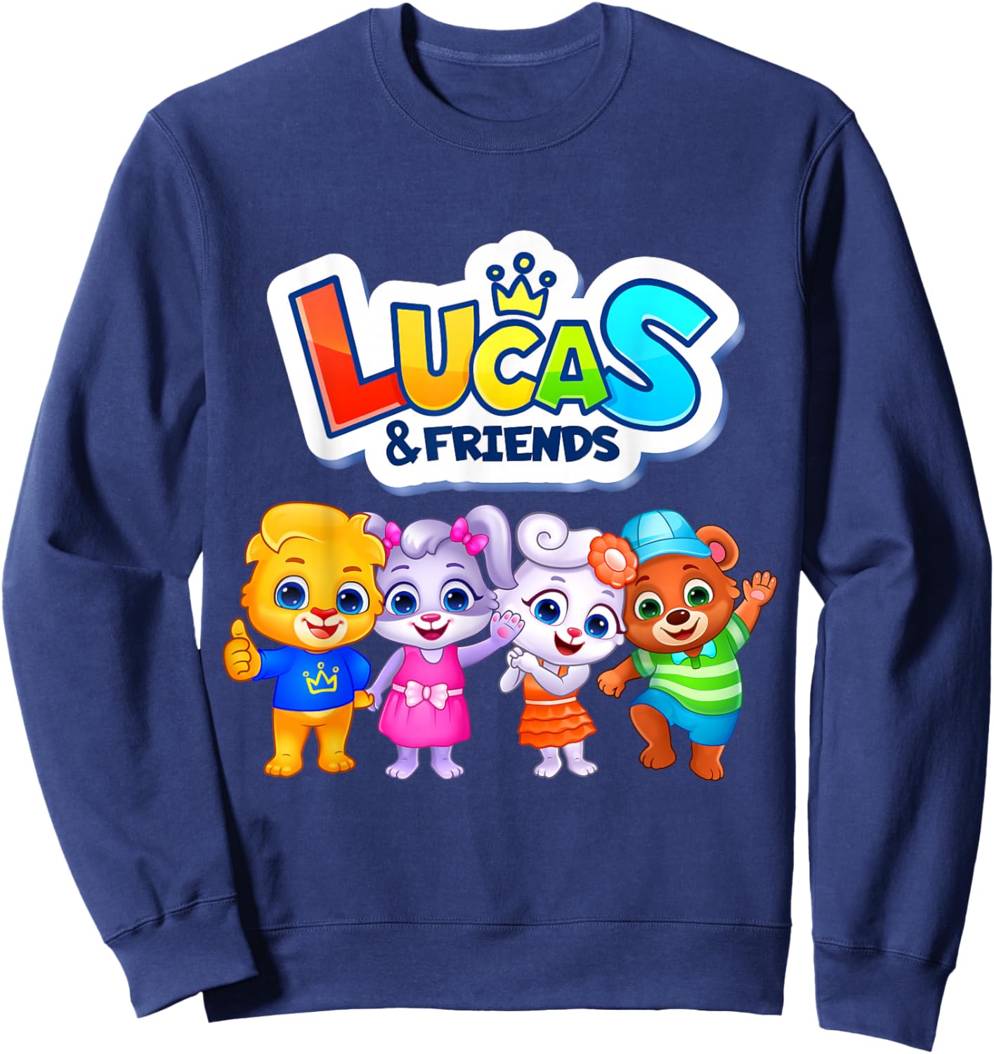 Lucas and Friends by RV AppStudios Squad Sweatshirt - Sweatshirt | Navy