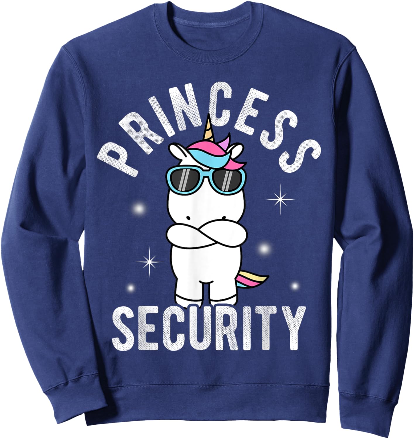 Princess SECURITY Princess Unicorn Sweatshirt - Sweatshirt | Navy