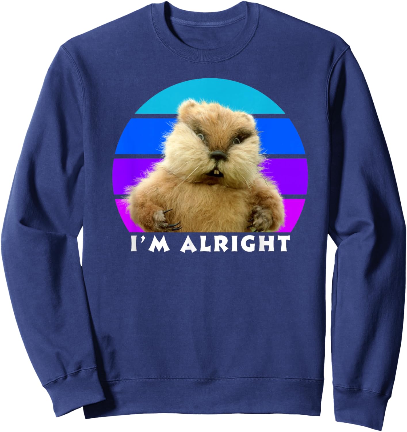 Caddyshack Movie, Bushwood Country Club, Funny Gopher Shirt Sweatshirt - Sweatshirt | Navy