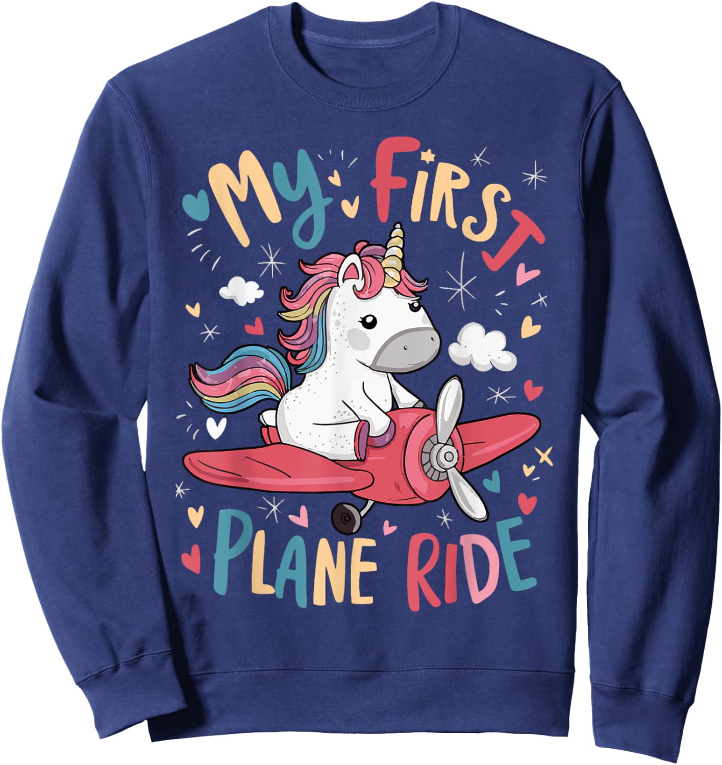 My First Plane Ride Sweatshirt - Sweatshirt | Navy