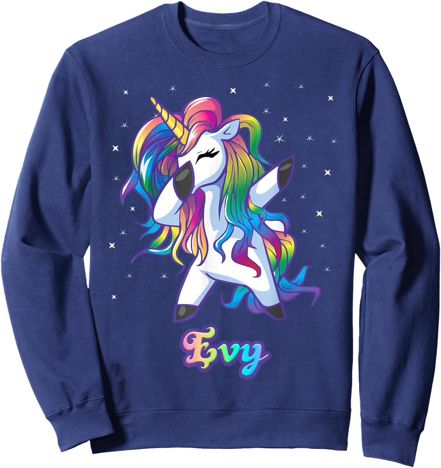 EVY Unicorn Gifts For Girls Birthday Gifts Sweatshirt - Sweatshirt | Navy