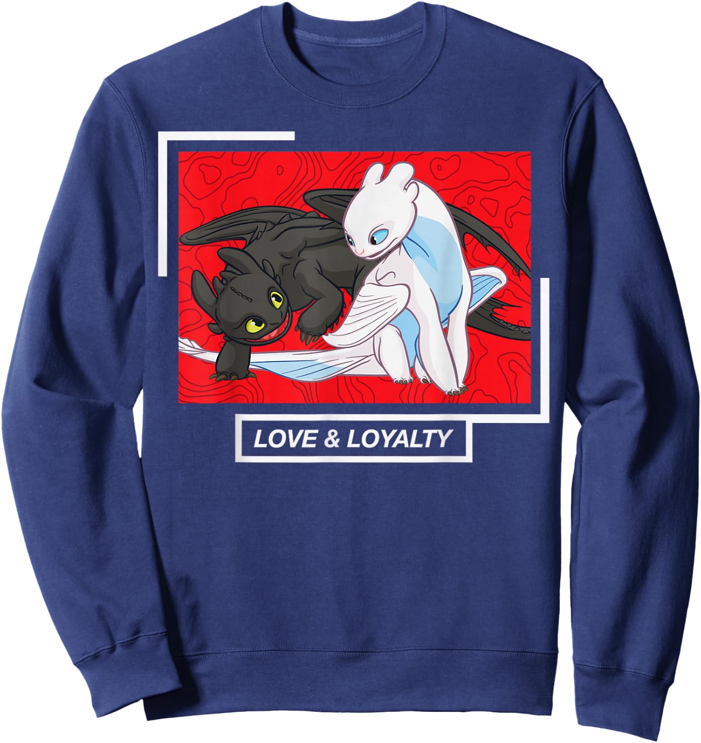 How to Train Your Dragon 3 Hidden World Tooth Fury Swoon Sweatshirt - Sweatshirt | Navy