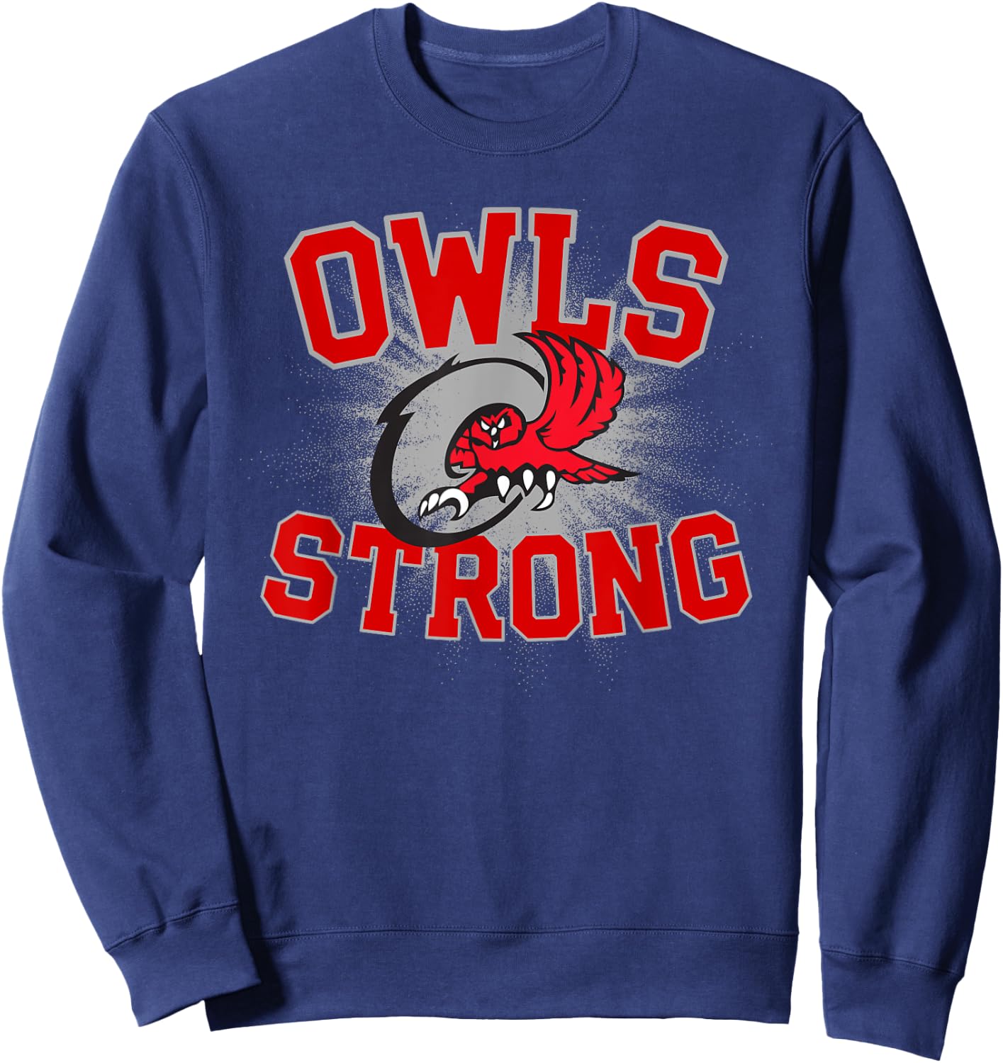 Ooltewah Owls Logo Strong Flag HS Sweatshirt - Sweatshirt | Navy