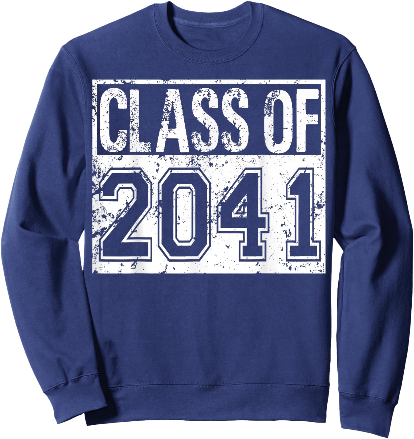 Class of 2041 grow with me Sweatshirt - Sweatshirt | Navy