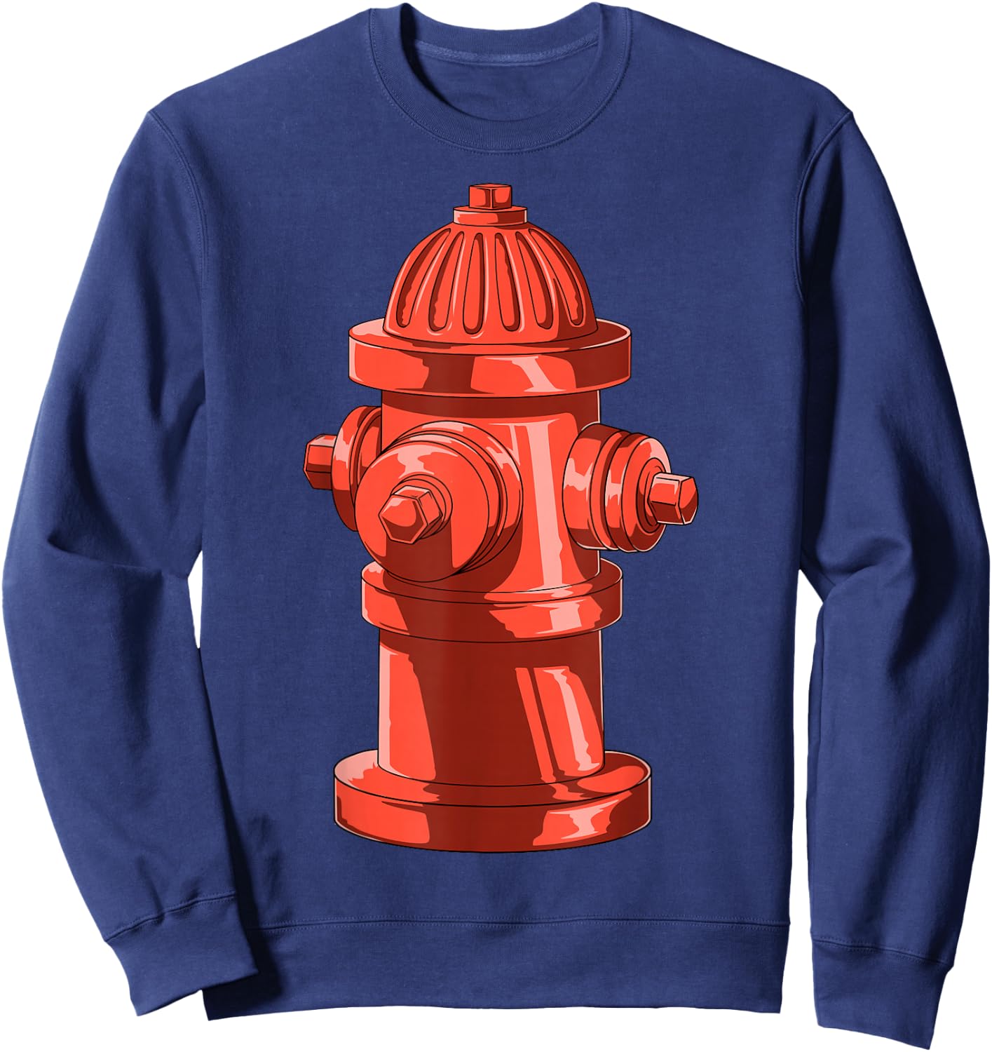 Fire Hydrant Firetruck Future Firefighter Firemen Party Sweatshirt - Sweatshirt | Navy