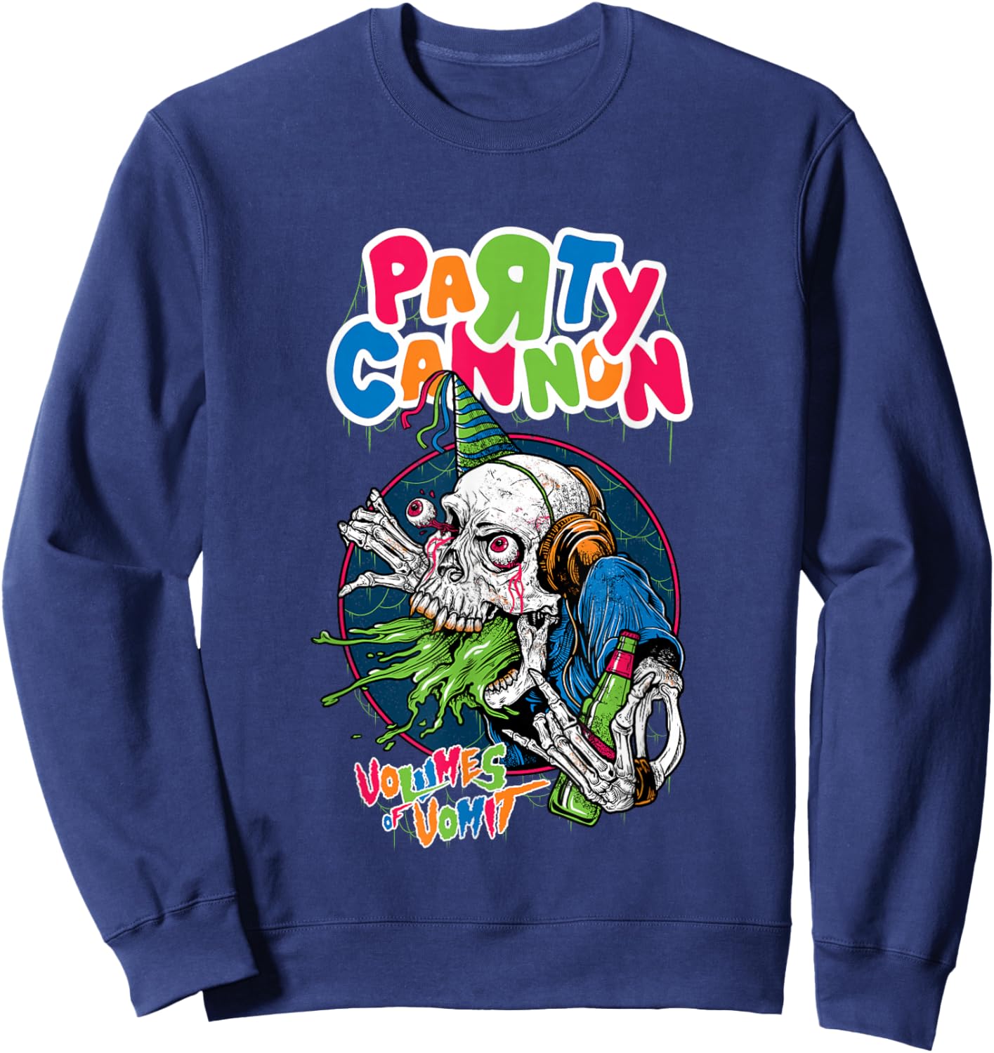 Partykanone Erbrechen Sweatshirt - Sweatshirt | Navy