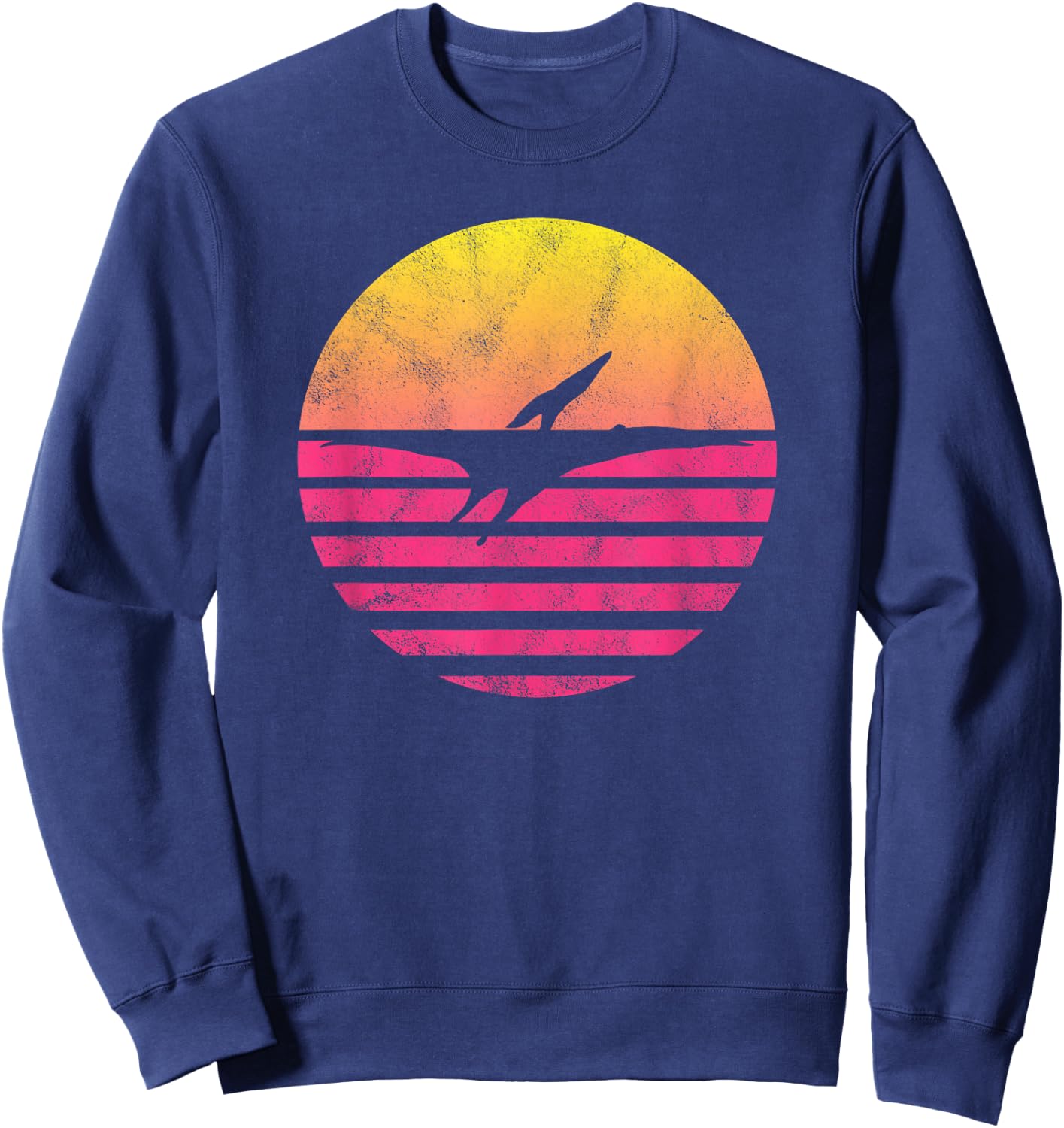 Classic Pterodactyl Gift Sweatshirt - Sweatshirt | Navy