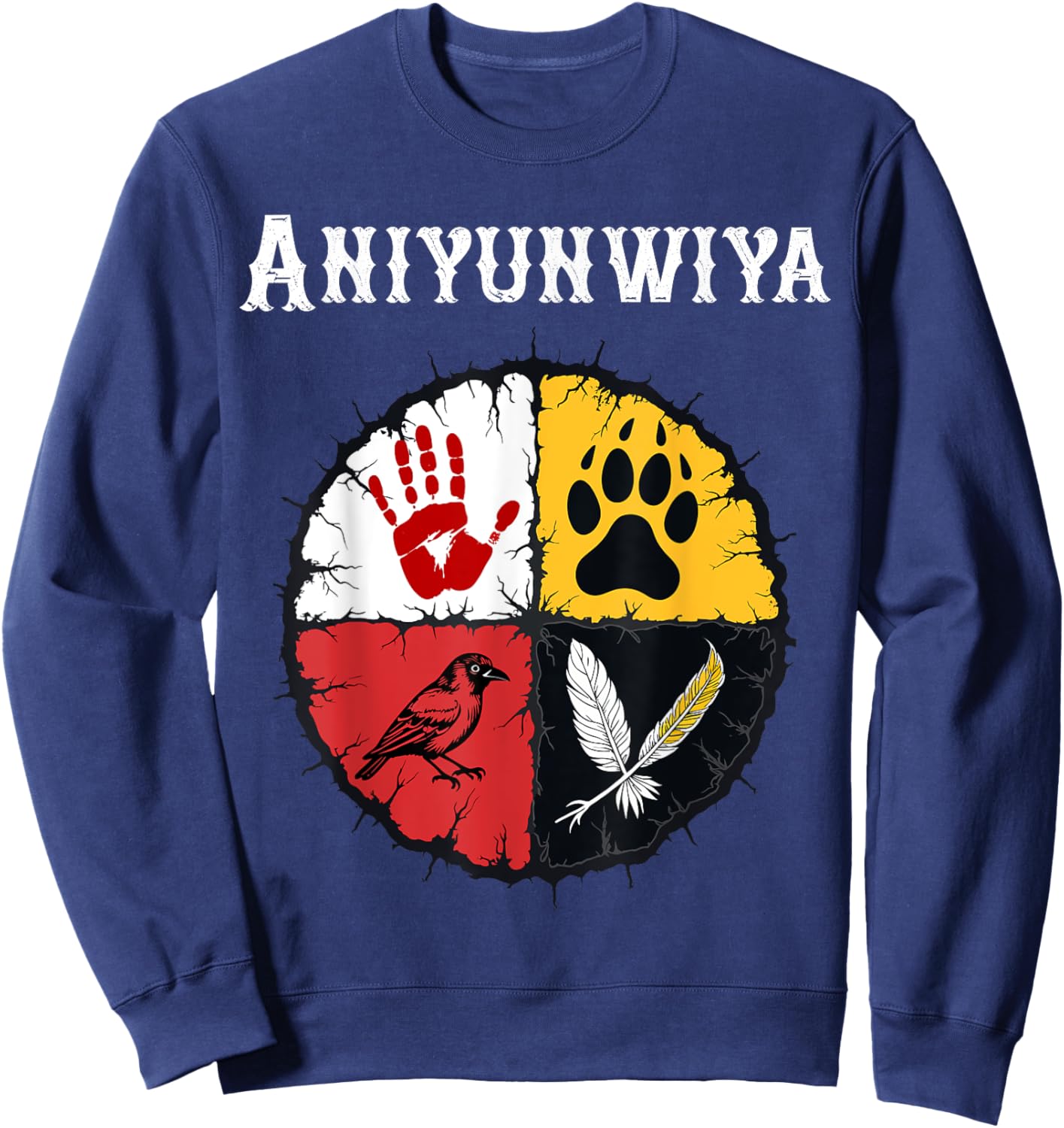 Medicine Wheel Sweatshirt - Sweatshirt | Navy