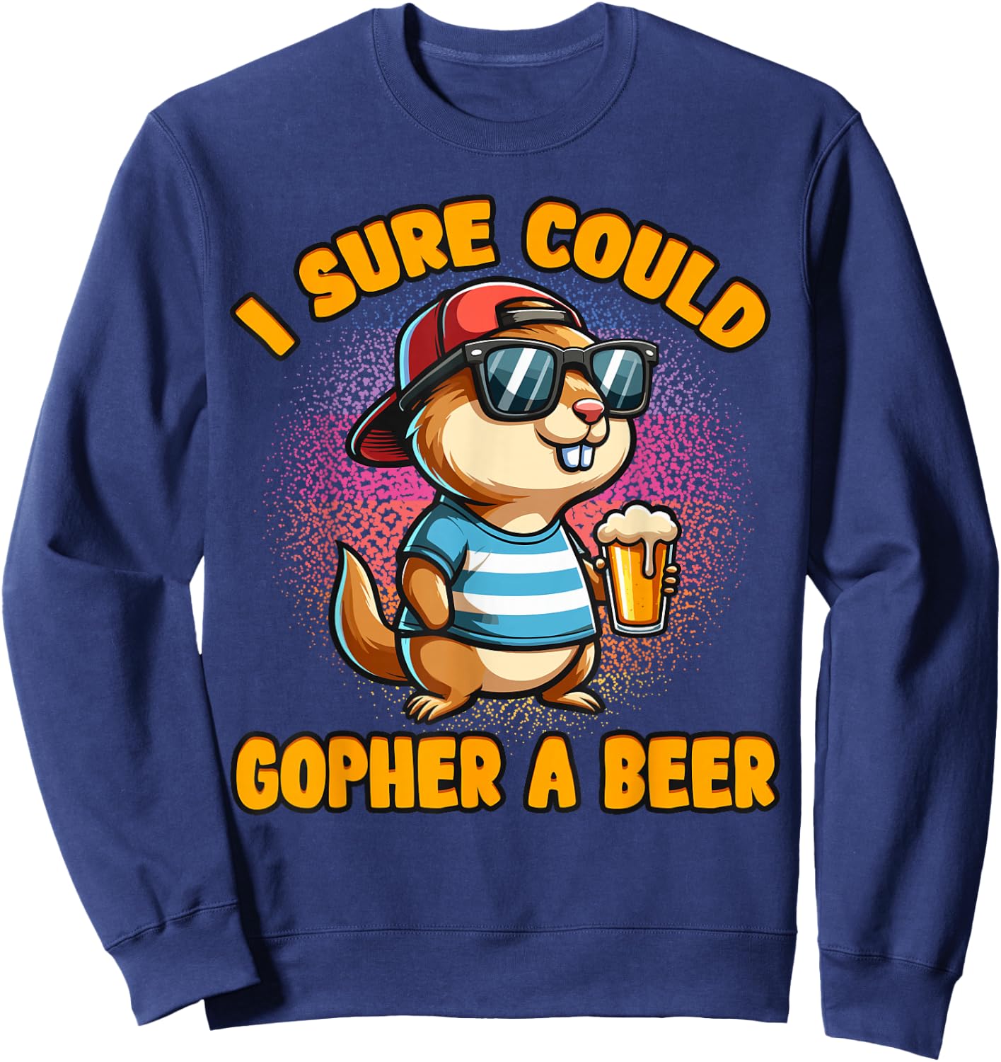 Gopher Sayings, Gopher Minnesota Gifts, Gopher Apparel Sweatshirt - Sweatshirt | Navy