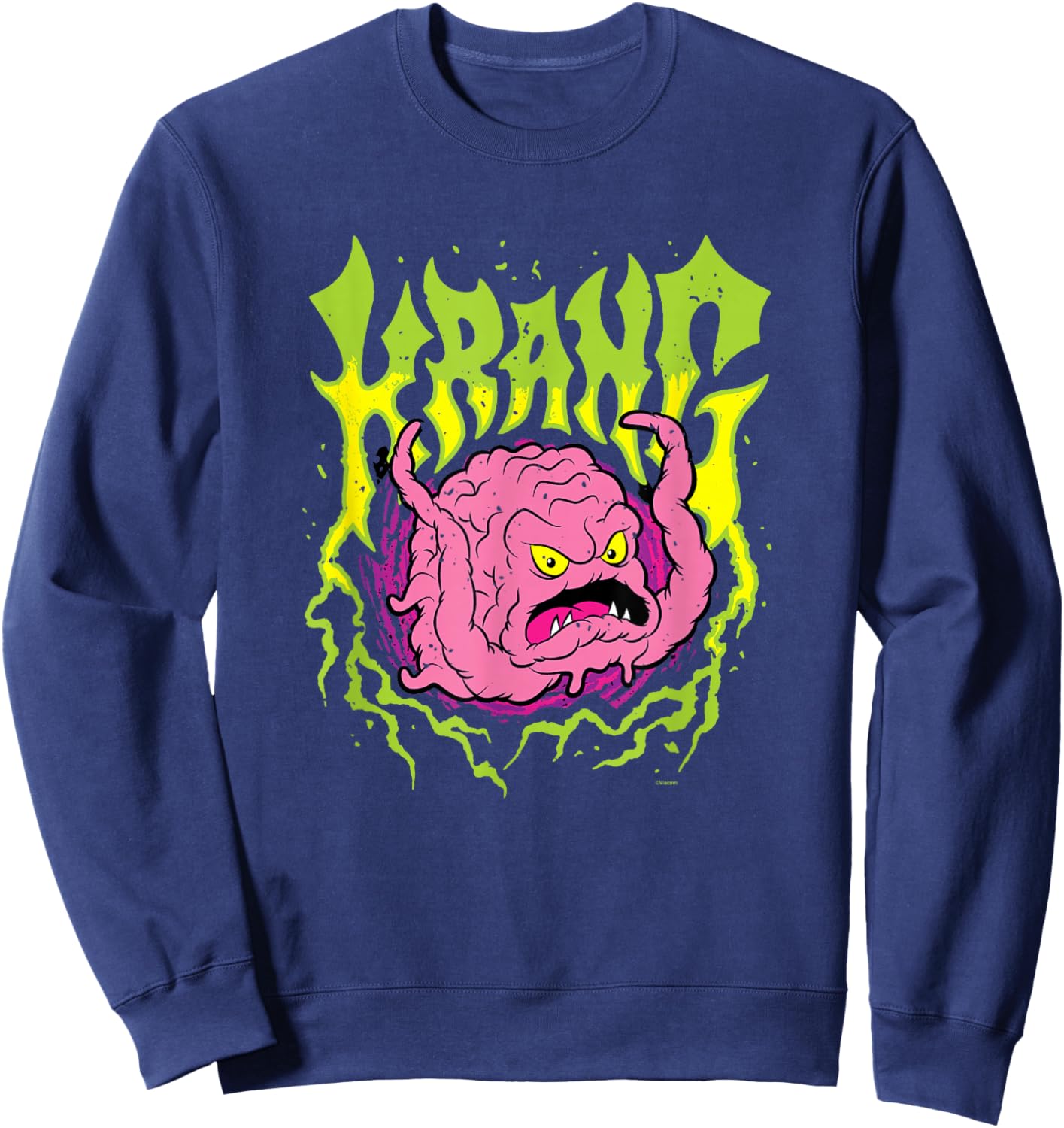 Teenage Mutant Ninja Turtles Krang Evil Portrait Sweatshirt - Sweatshirt | Navy