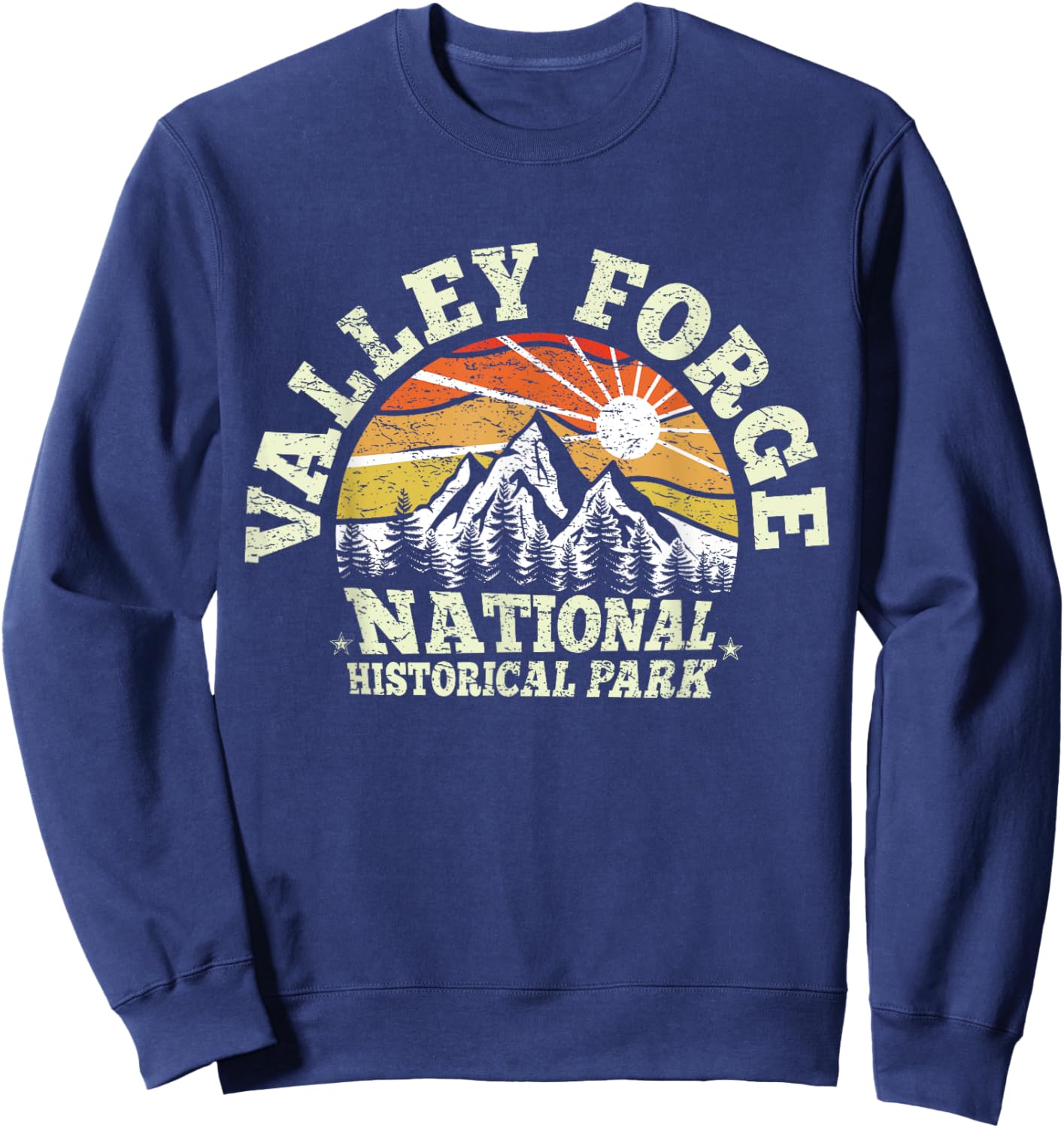 USA Pennsylvania 1893 Valley Forge National Historical Park Sweatshirt - Sweatshirt | Navy