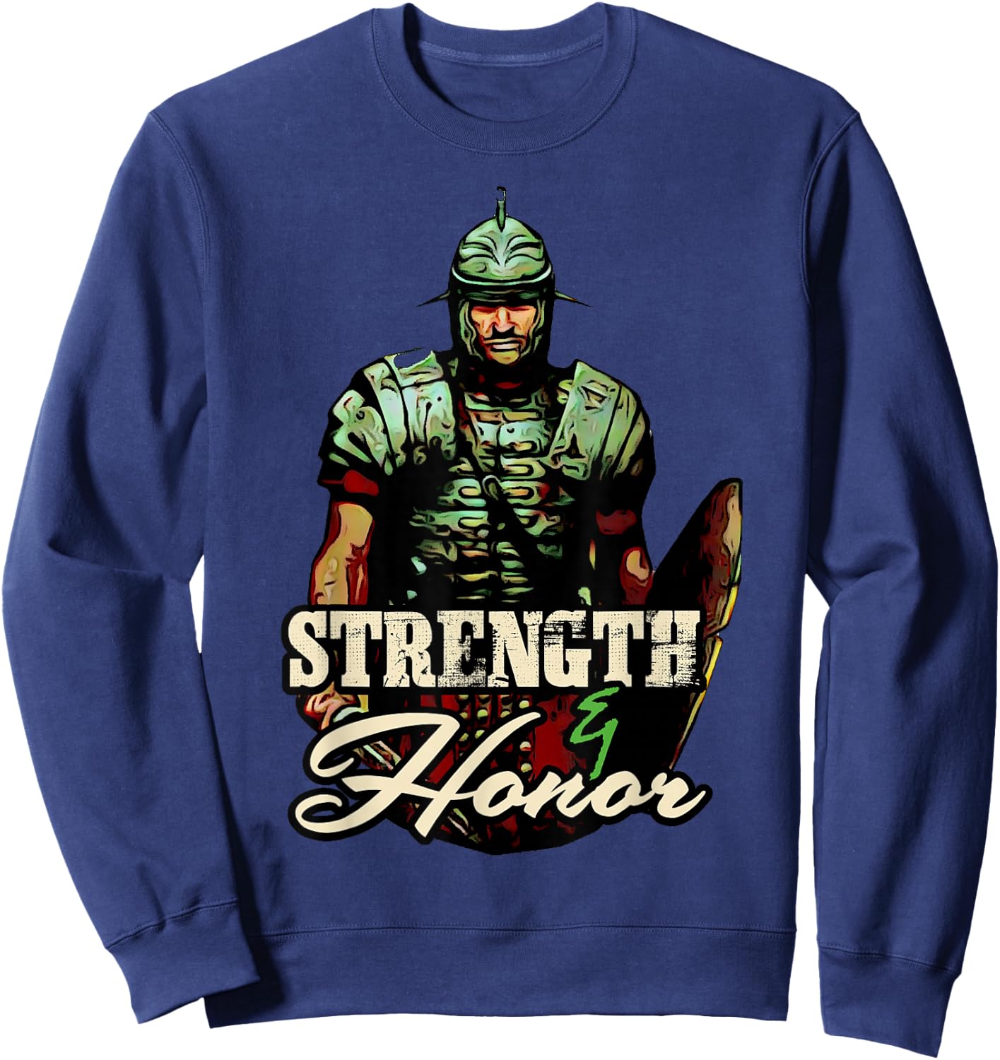 Senatus Populusque Romanus Apparel Roman Empire Honor Legionary Sweatshirt - Sweatshirt | Navy