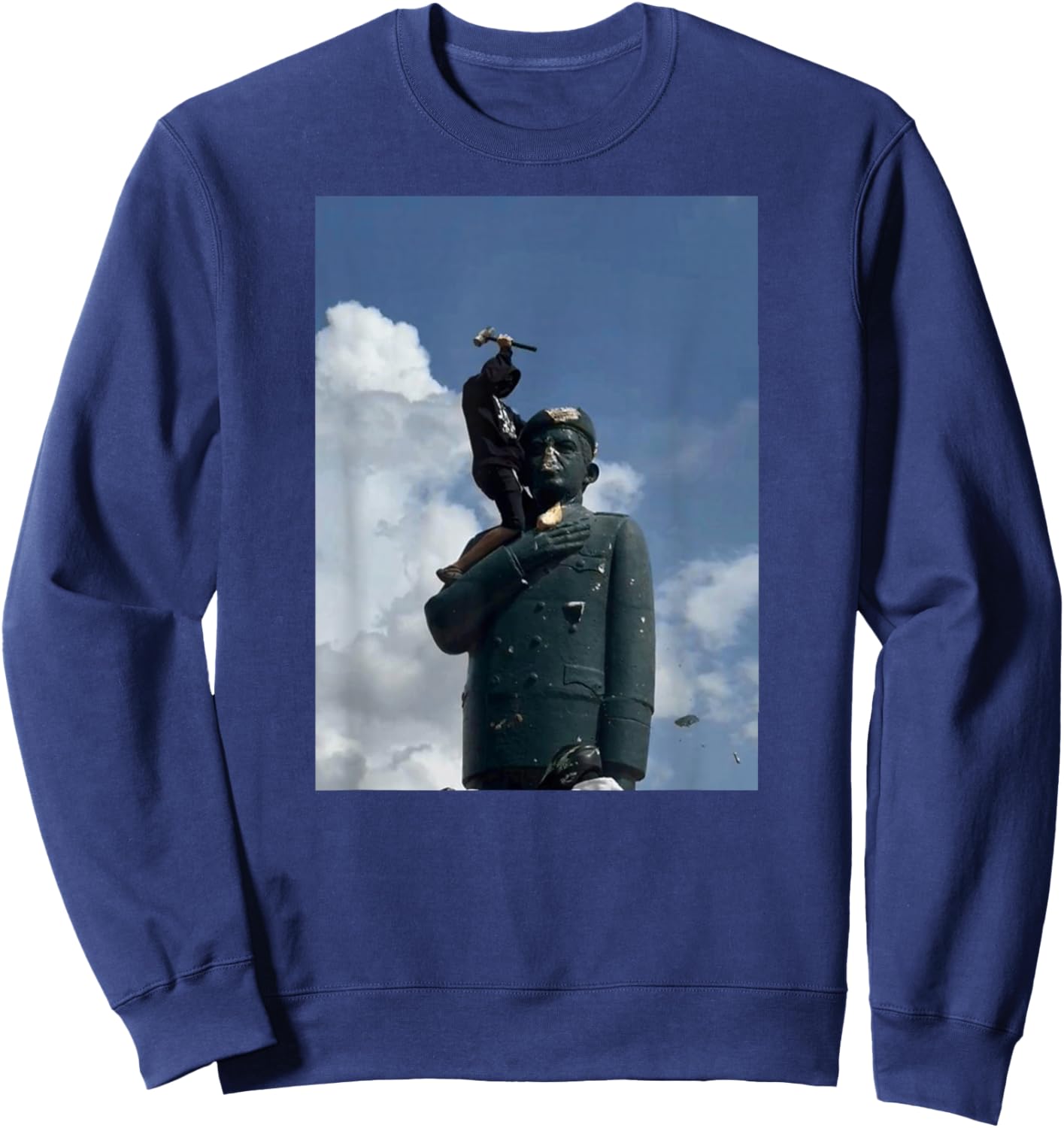 Venezuela flag venezolanos venezuelan Sweatshirt - Sweatshirt | Navy