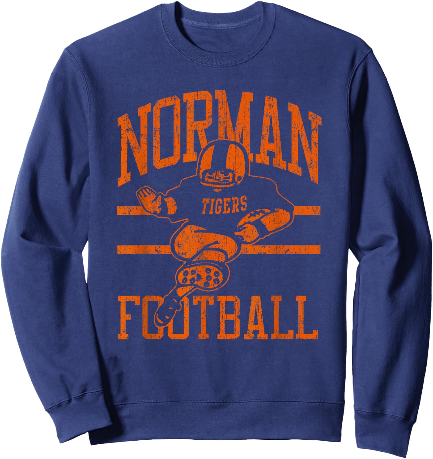 Norman Tigers FB Player Sweatshirt - Sweatshirt | Navy