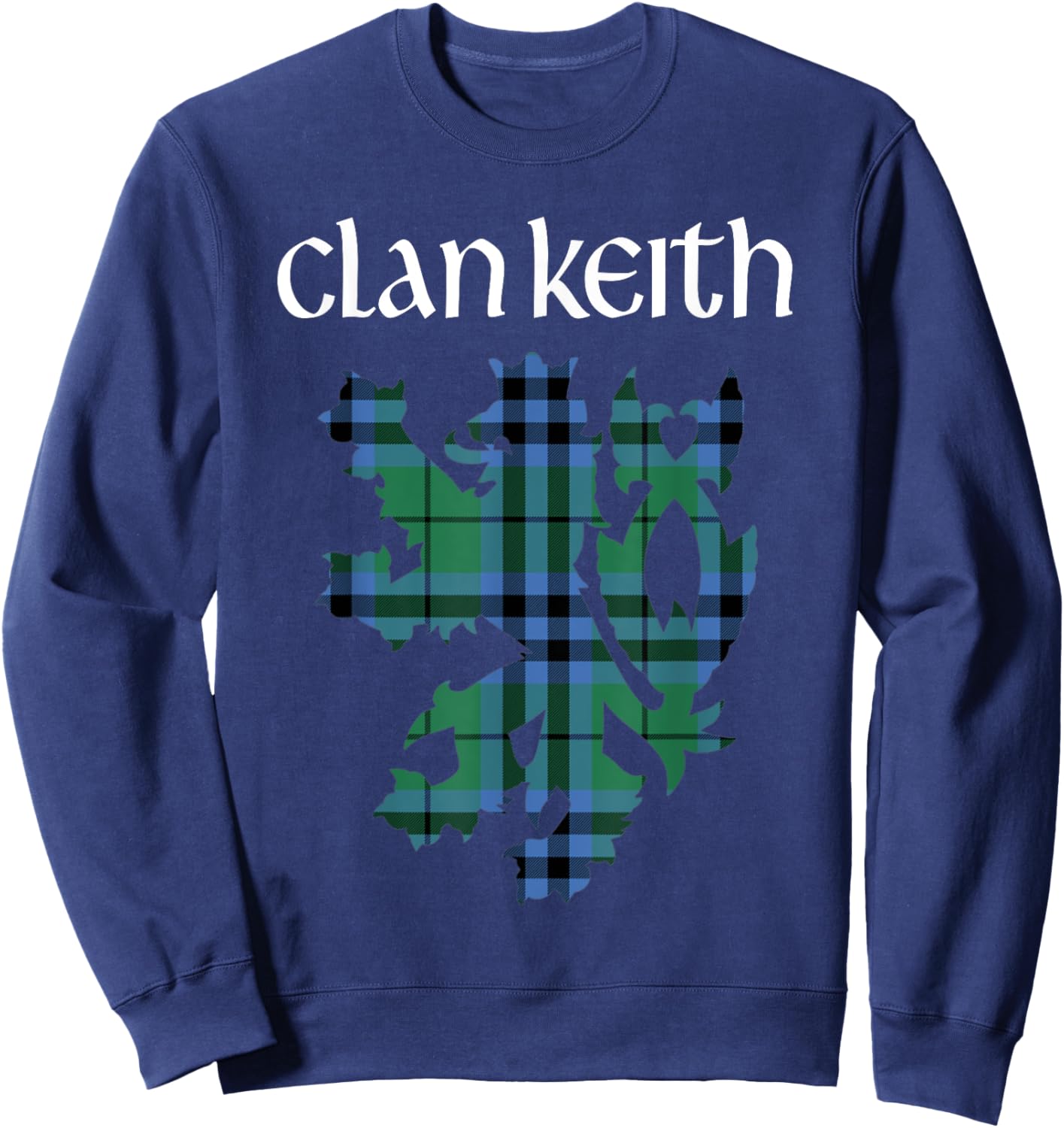 Clan Keith Tartan Scottish Family Name Scotland Pride Sweatshirt - Sweatshirt | Navy