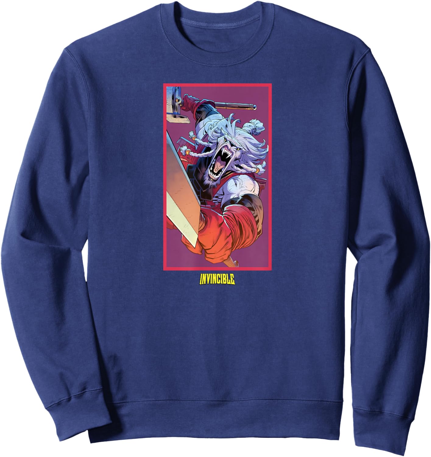 Invincible Battle Beast Sweatshirt - Sweatshirt | Navy