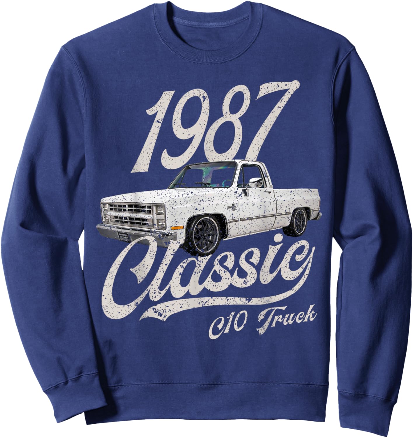 1987 87 C10 Truck Sweatshirt - Sweatshirt | Navy