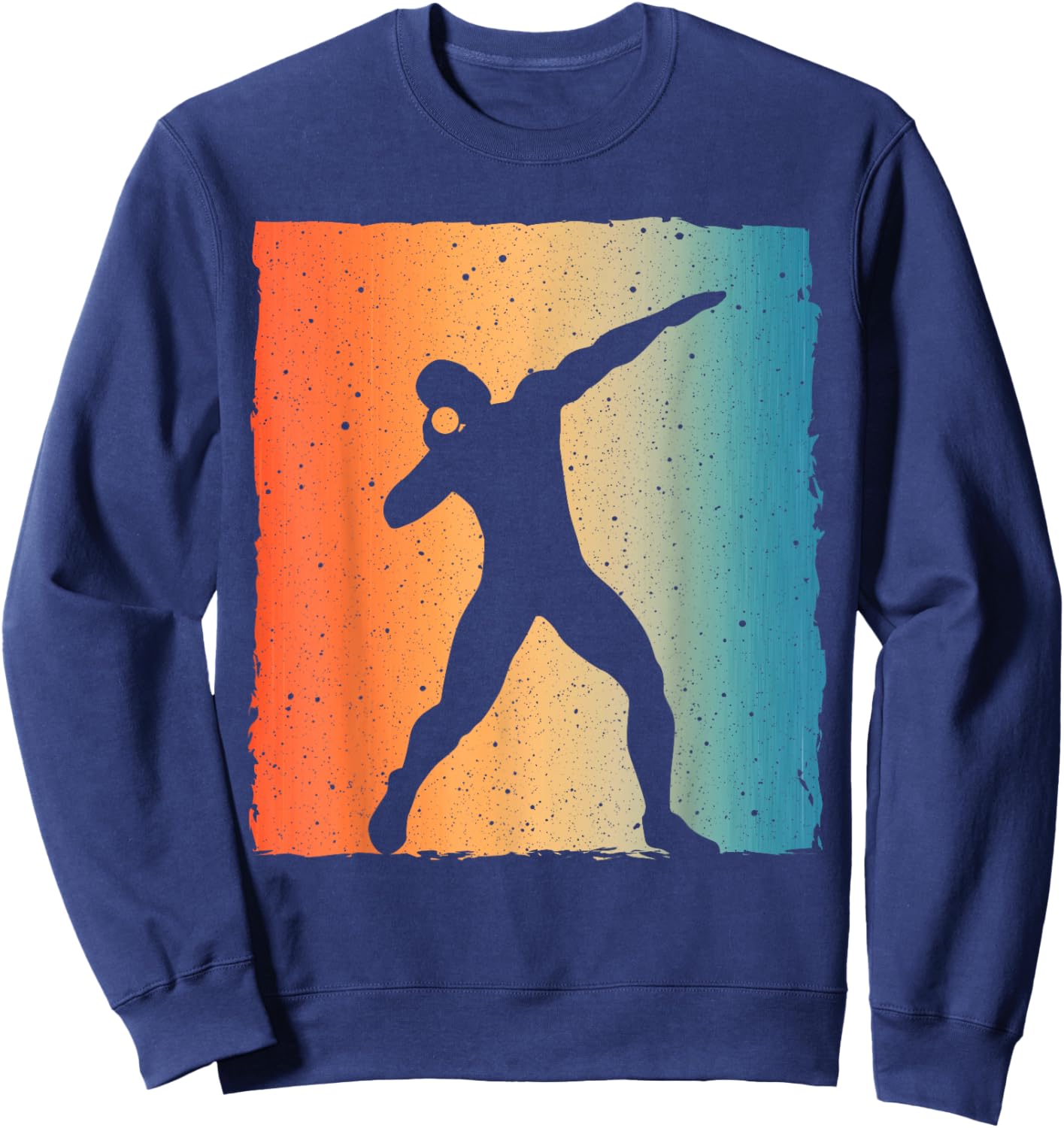 Cool Shot Put Art Women Shotput Throwing Shot Putter Sweatshirt - Sweatshirt | Navy