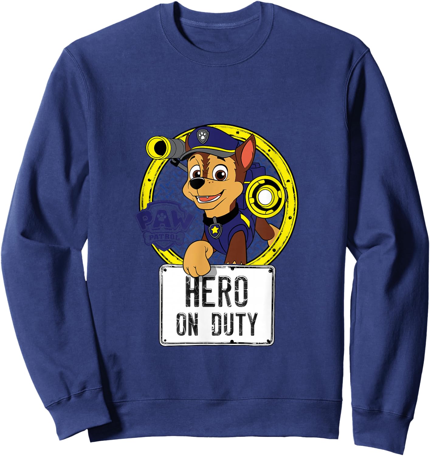 Paw Patrol Hero On Duty Police Pup Chase Sweatshirt - Sweatshirt | Navy
