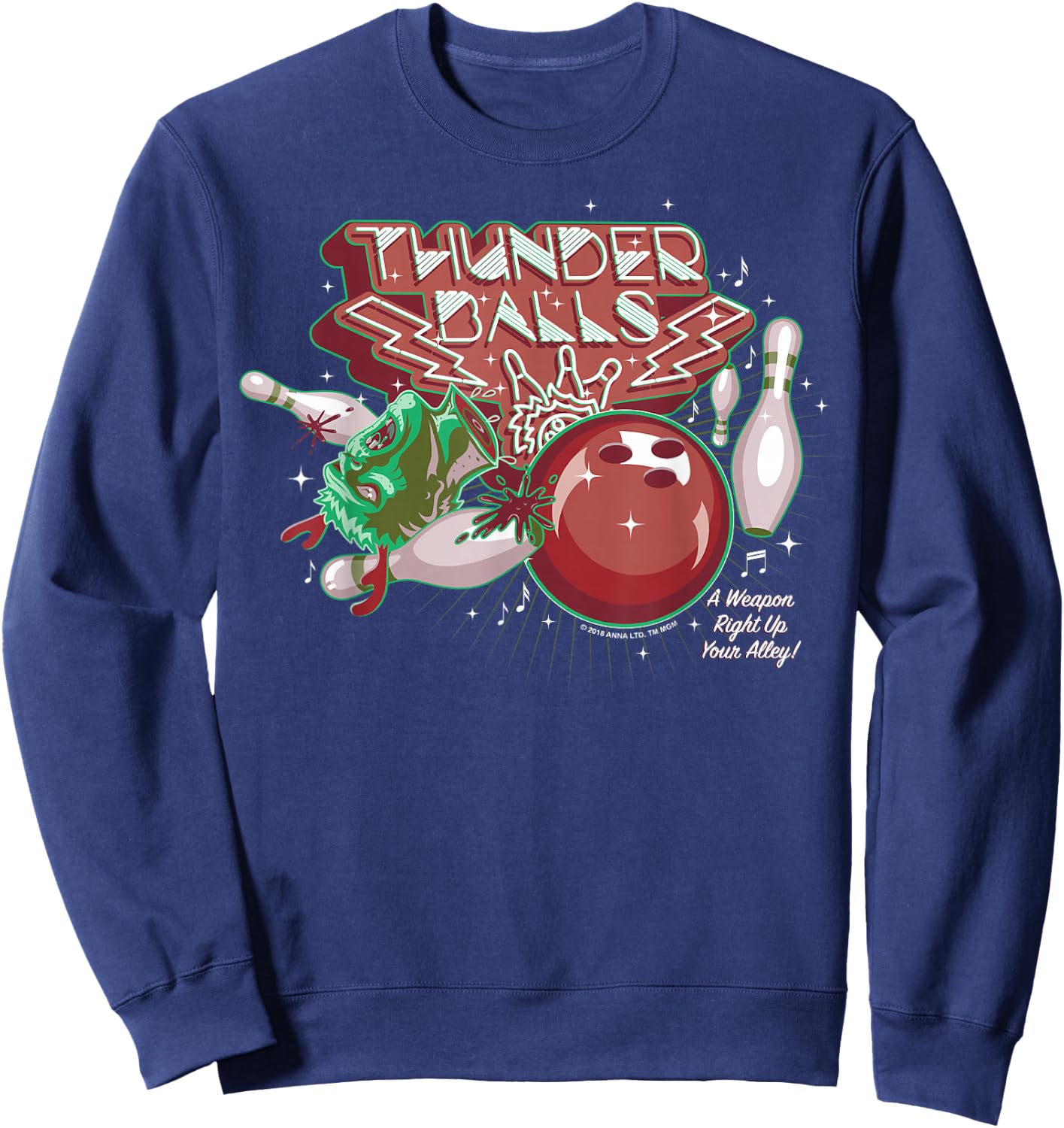 Anna and the Apocalypse Thunder Balls Sweatshirt - Sweatshirt | Navy