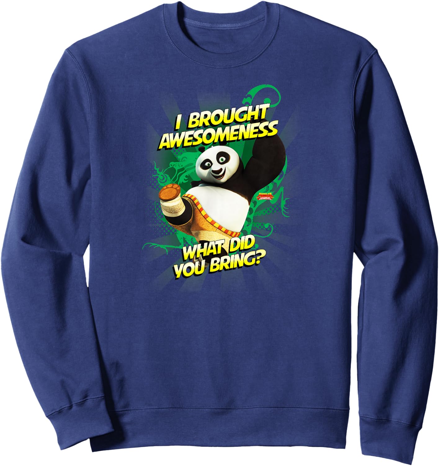 Kung Fu Panda: I Brought Awesome Po Sweatshirt - Sweatshirt | Navy