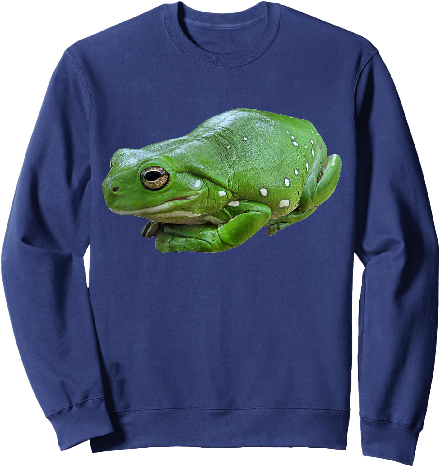 Dumpy Tree Frog White's Tree Frog Amphibian Sweatshirt - Sweatshirt | Navy