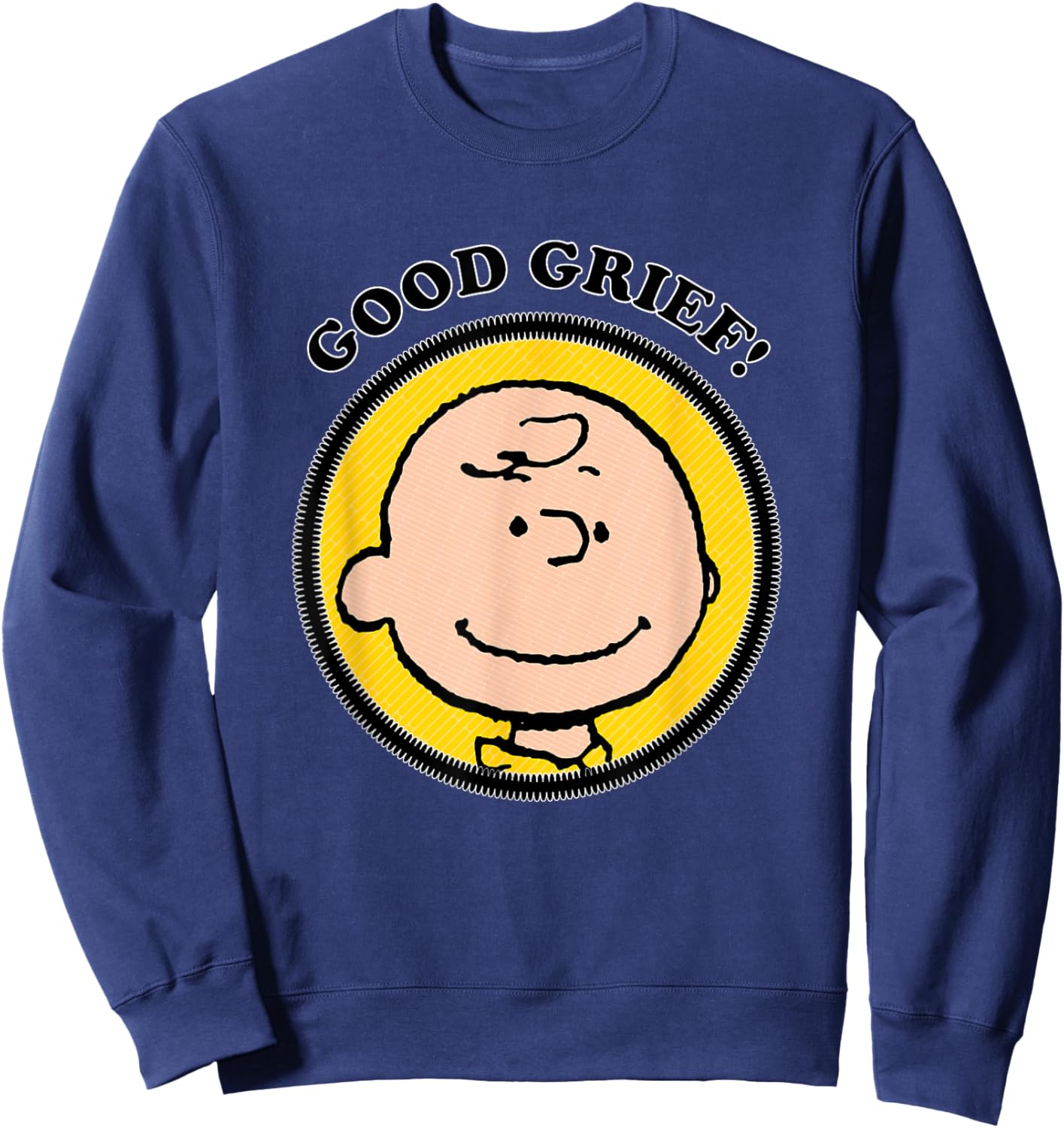 Peanuts Charlie Brown Good Grief Sweatshirt - Sweatshirt | Navy